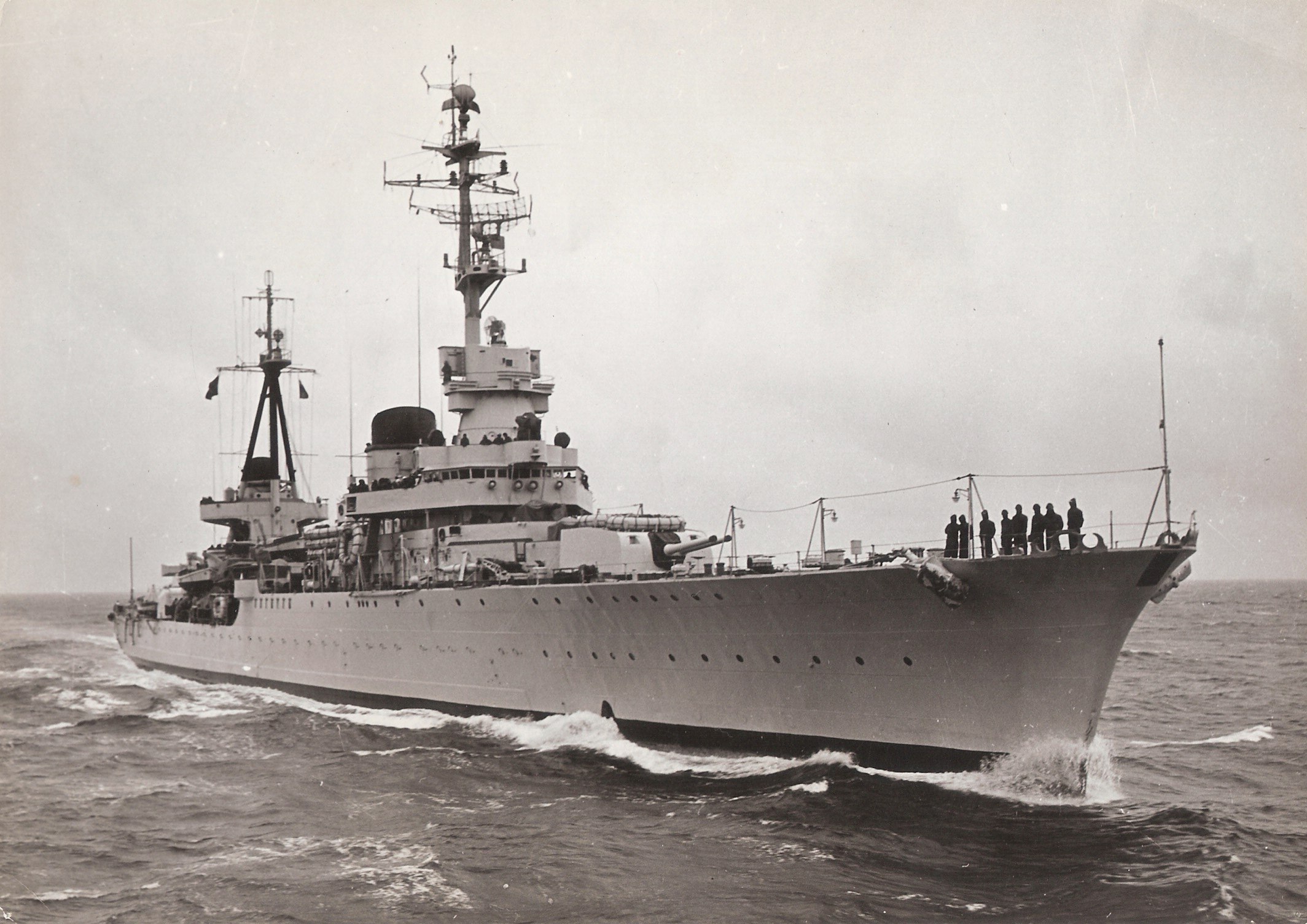 Condottiericlass light cruiser Raimondo Montecuccoli as a training