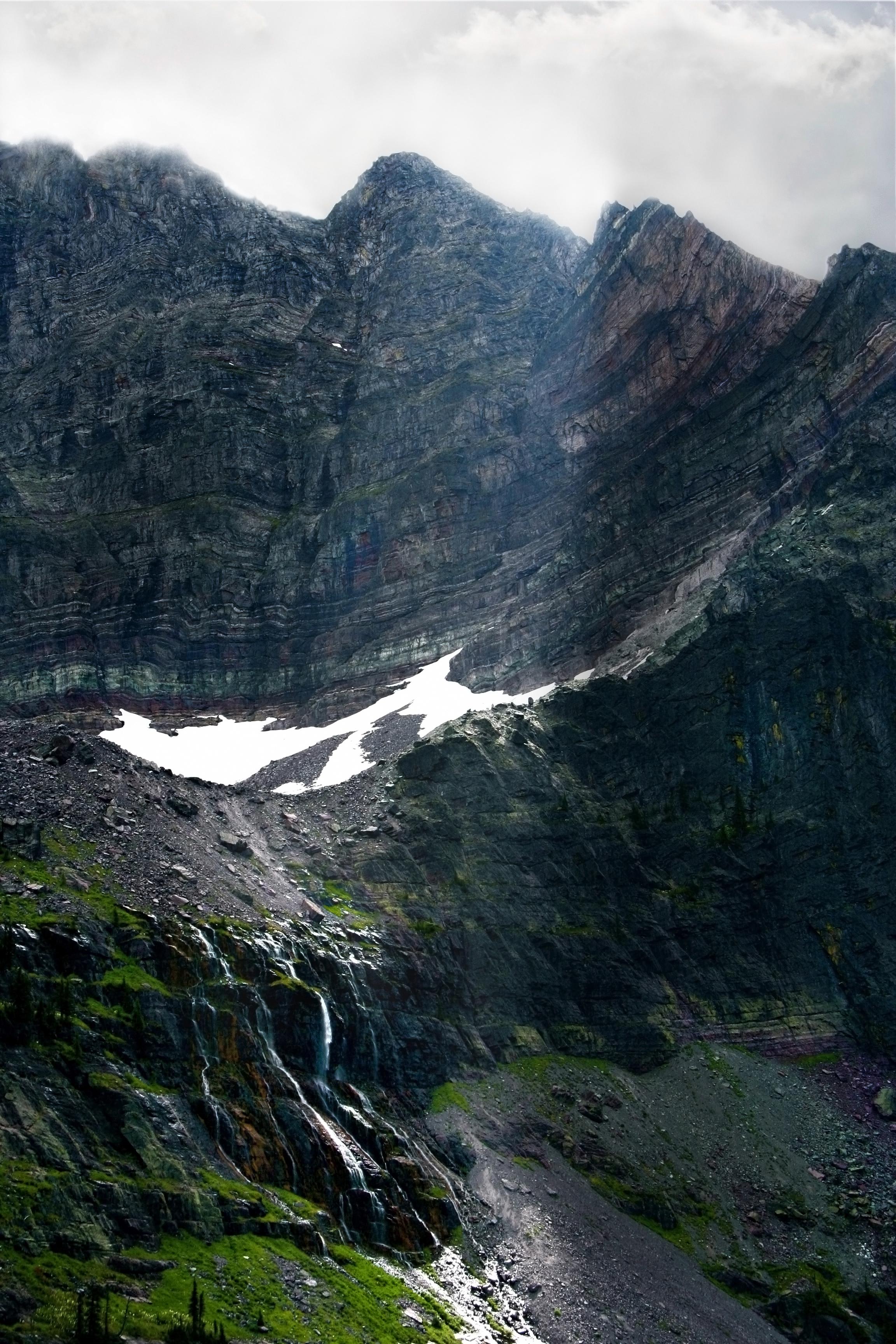 Gunsight Mountain Glacier Park r/Montana