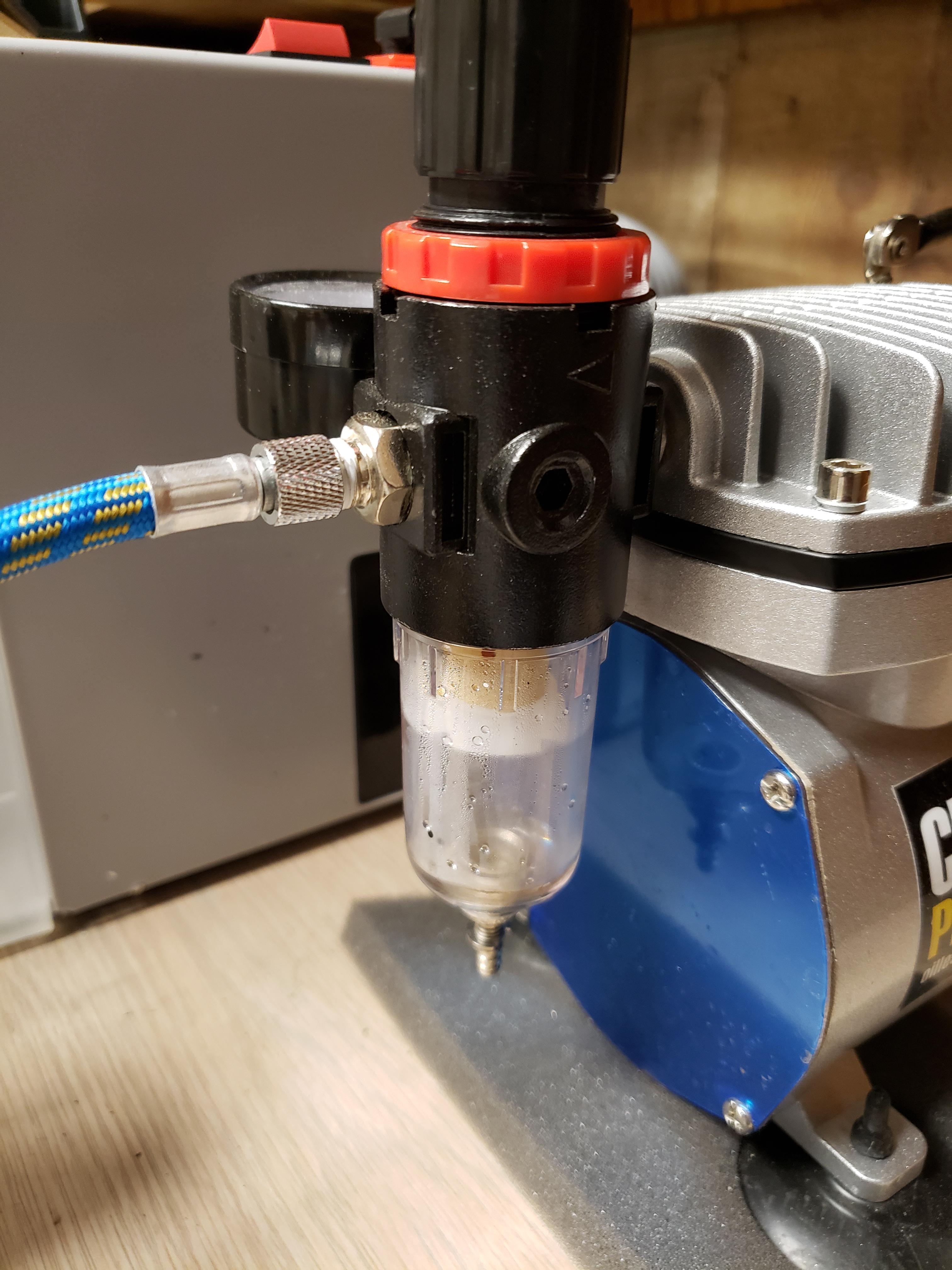 Air brush spitting water on longer sessions? r/airbrush