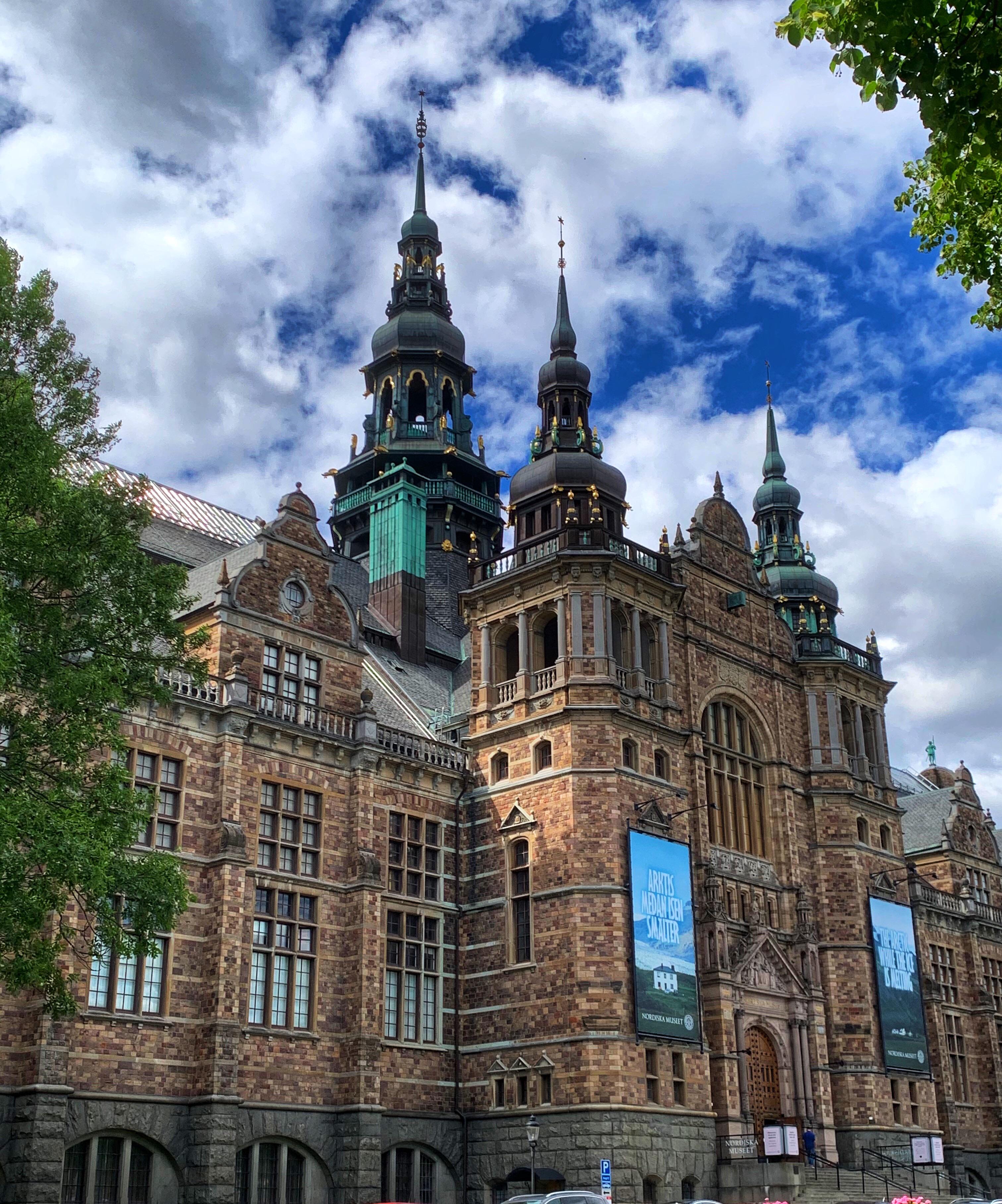 The Nordic Museum building on the island of Djurgården in Stockholm (Sweden) was built between