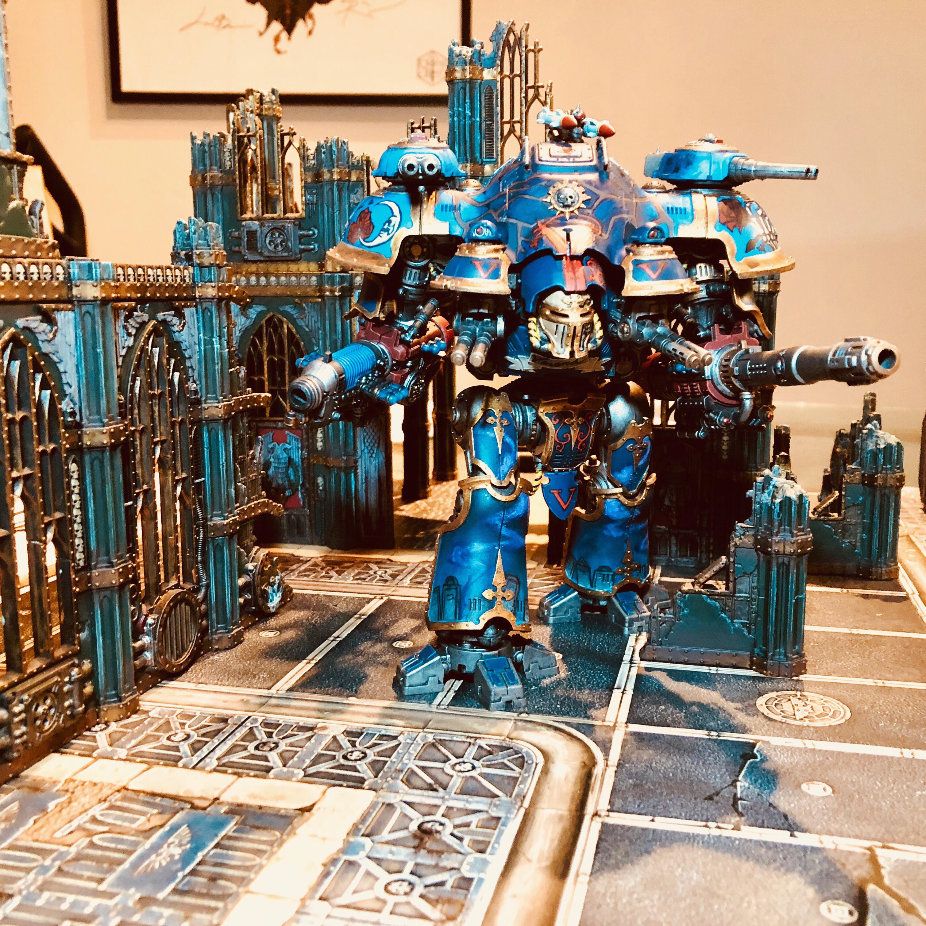 Finally finished my knight castellan! r/Warhammer40k