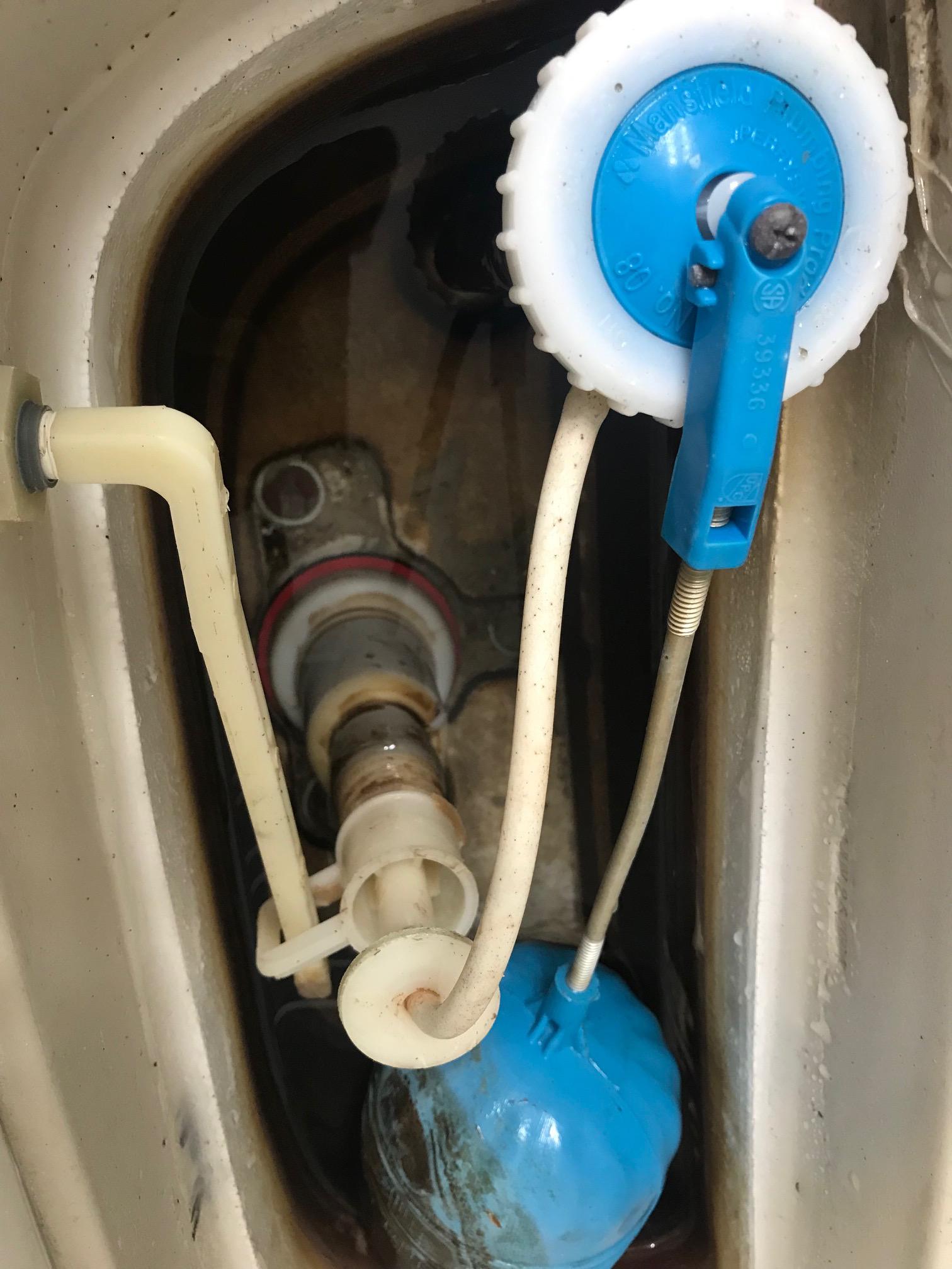 Water leaking into bowl from tank, Mansfield Toilet r/Plumbing