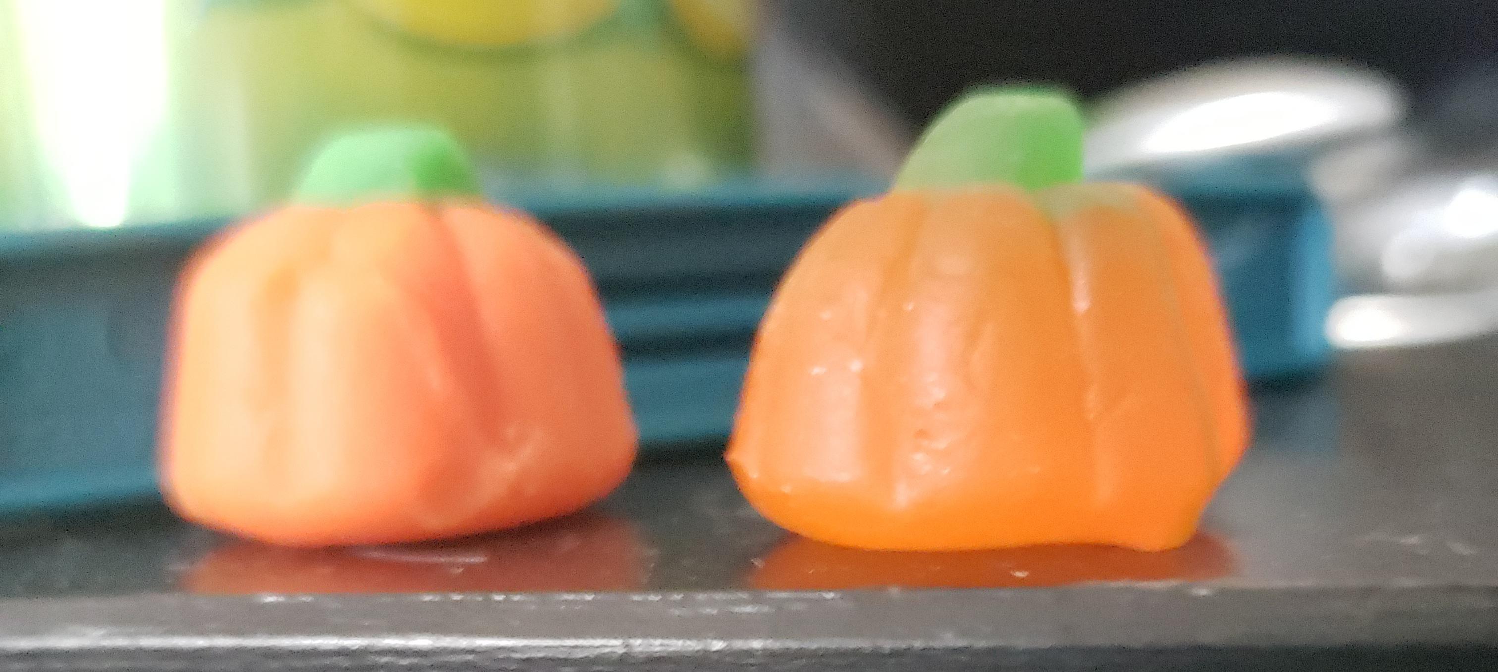 I found a gummy pumpkin in my bag of candy corn pumpkins r