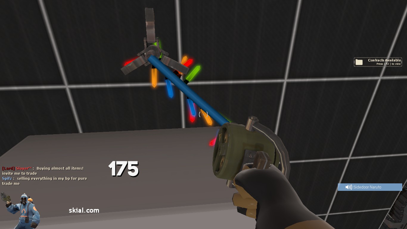 TIL grapple hooks have festive lights on them during Smissmas event r/tf2