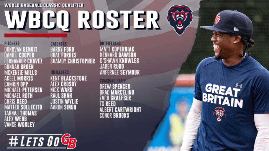 Team GB Roster for the World Baseball Classic Qualifiers r