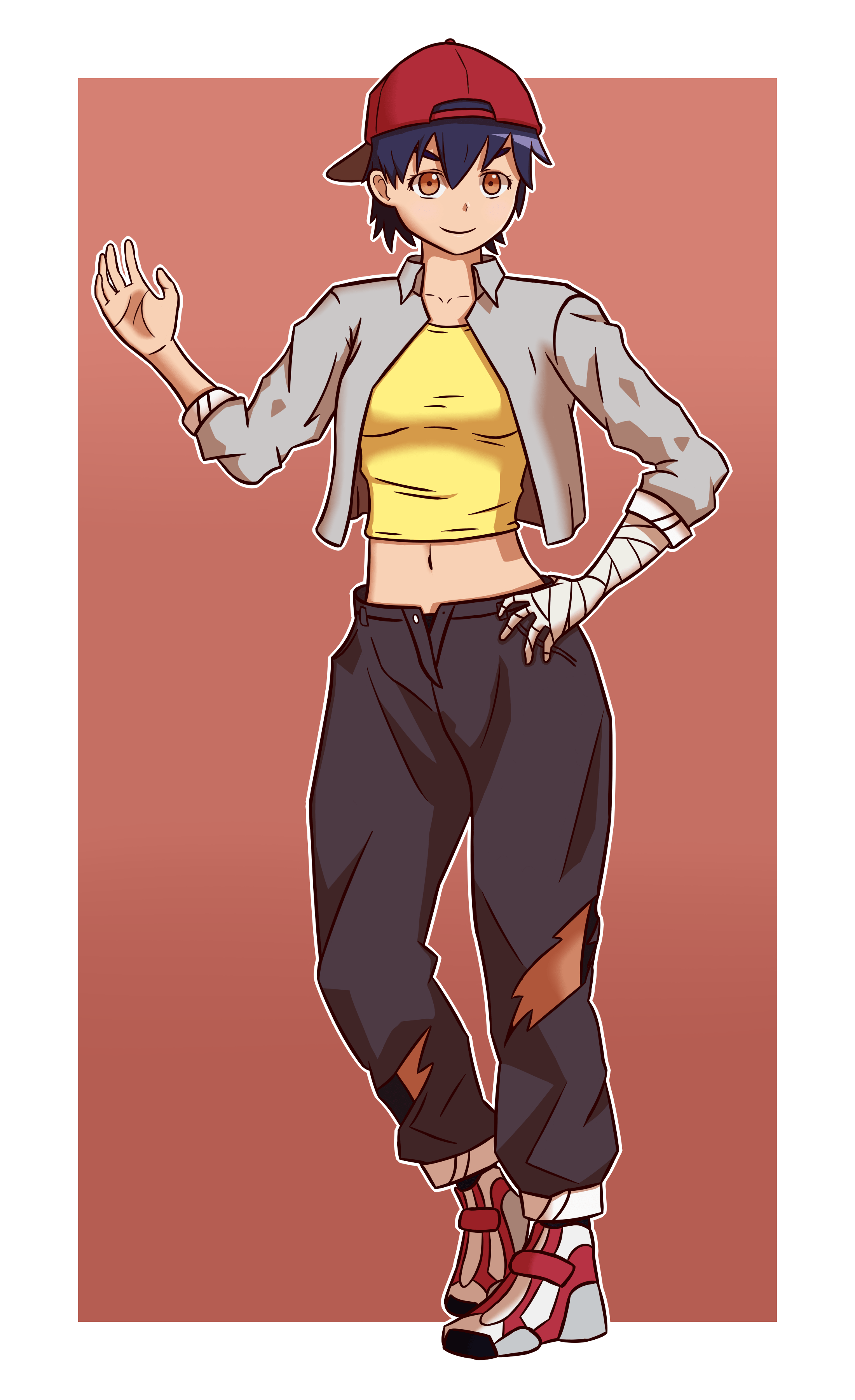 [Fanart][OC] Suruga Kanbaru from the Monogatari Series anime