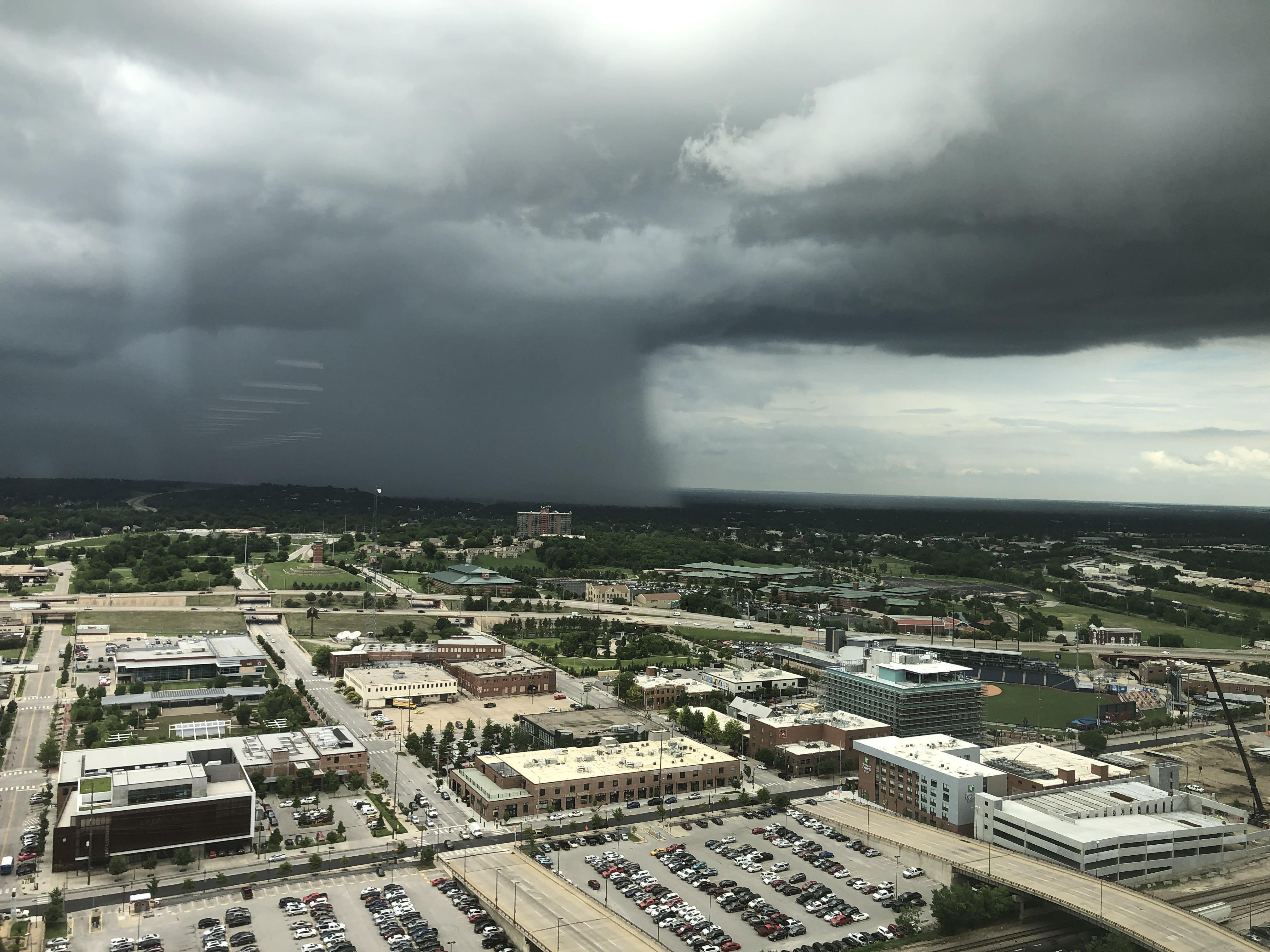 Tulsa rain line from yesterday. r/oklahoma