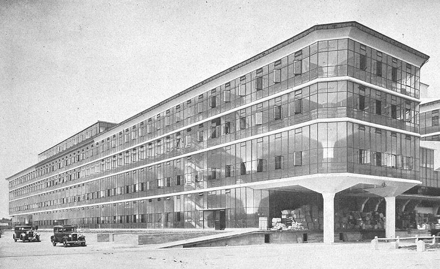 Boots D10 Building, Nottingham, England, 1932, designed by Sir Owen