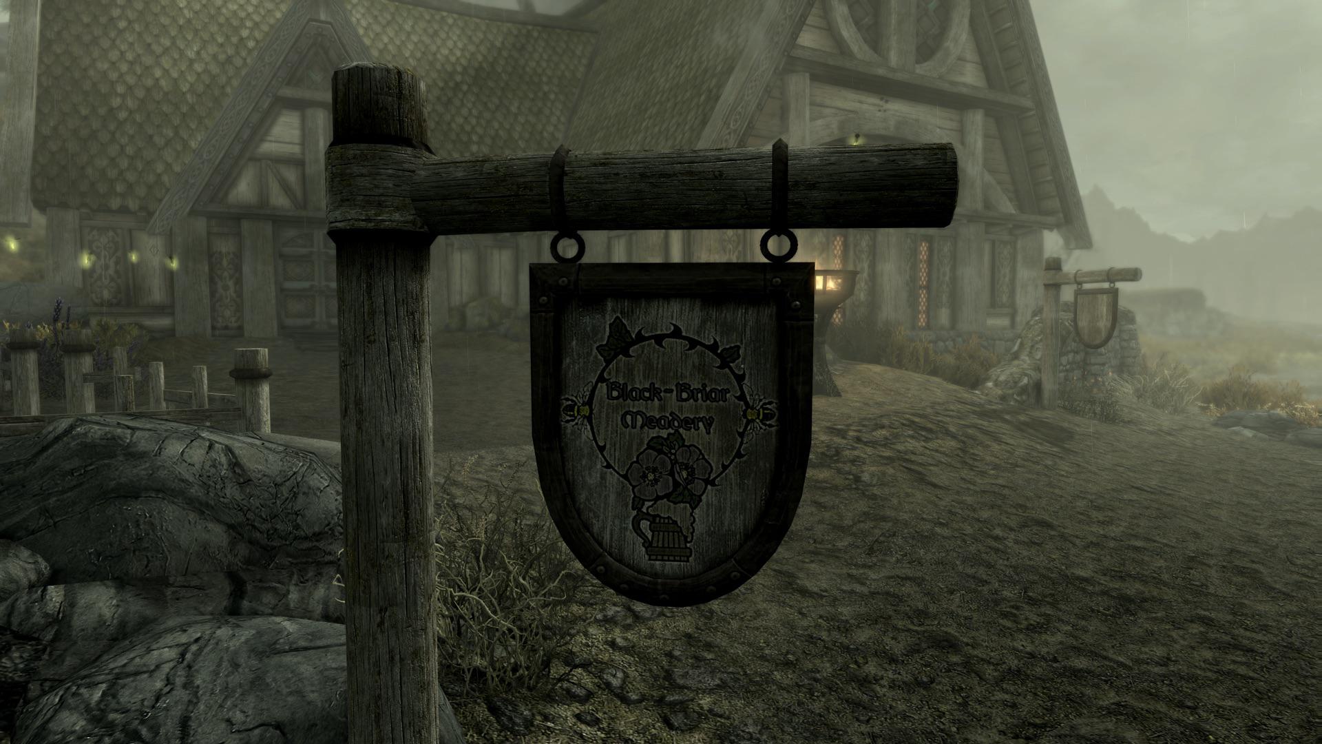 In all my years of playing Skyrim, I never realized the sign at