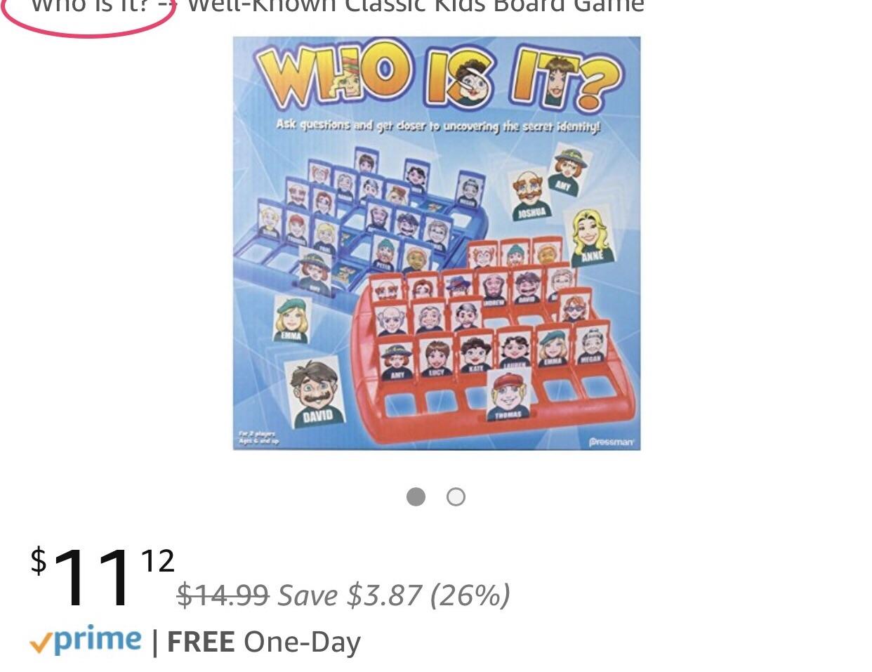 Well Known Classic Kids Board Game! r/crappyoffbrands