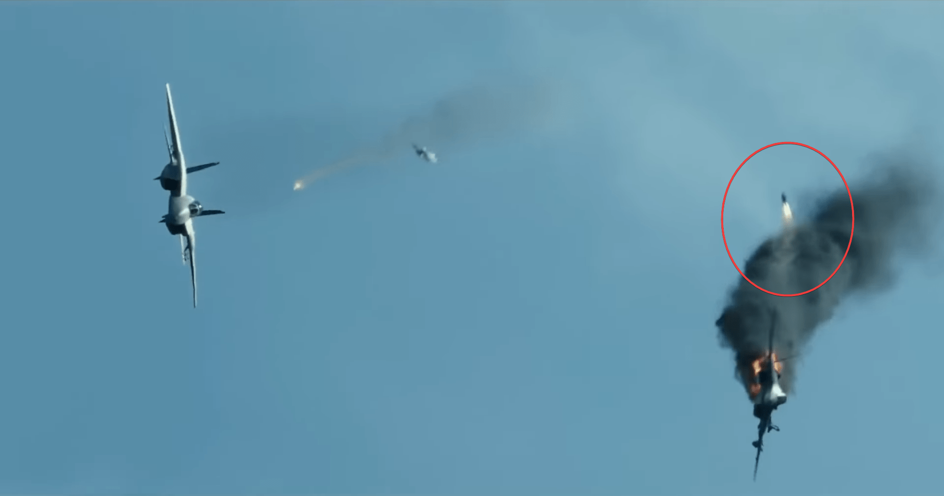 In Top Gun Maverick (2022), this brief detail can be found in the