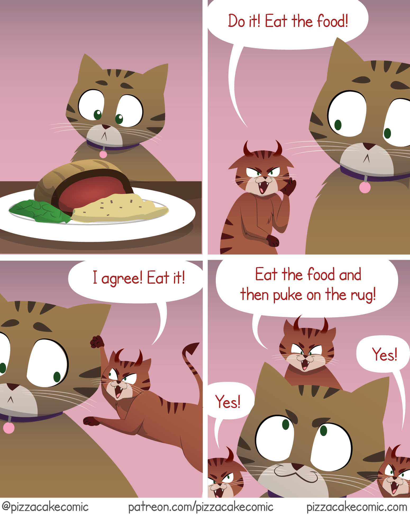 New comic about cat thinking