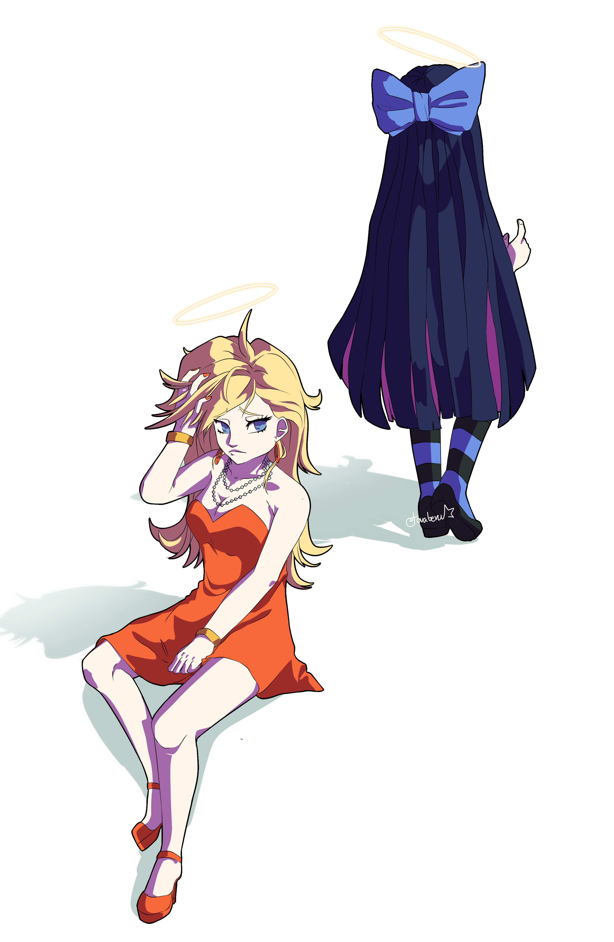 Fallen Angels by Tovaberu [Panty & Stocking with Garterbelt] r