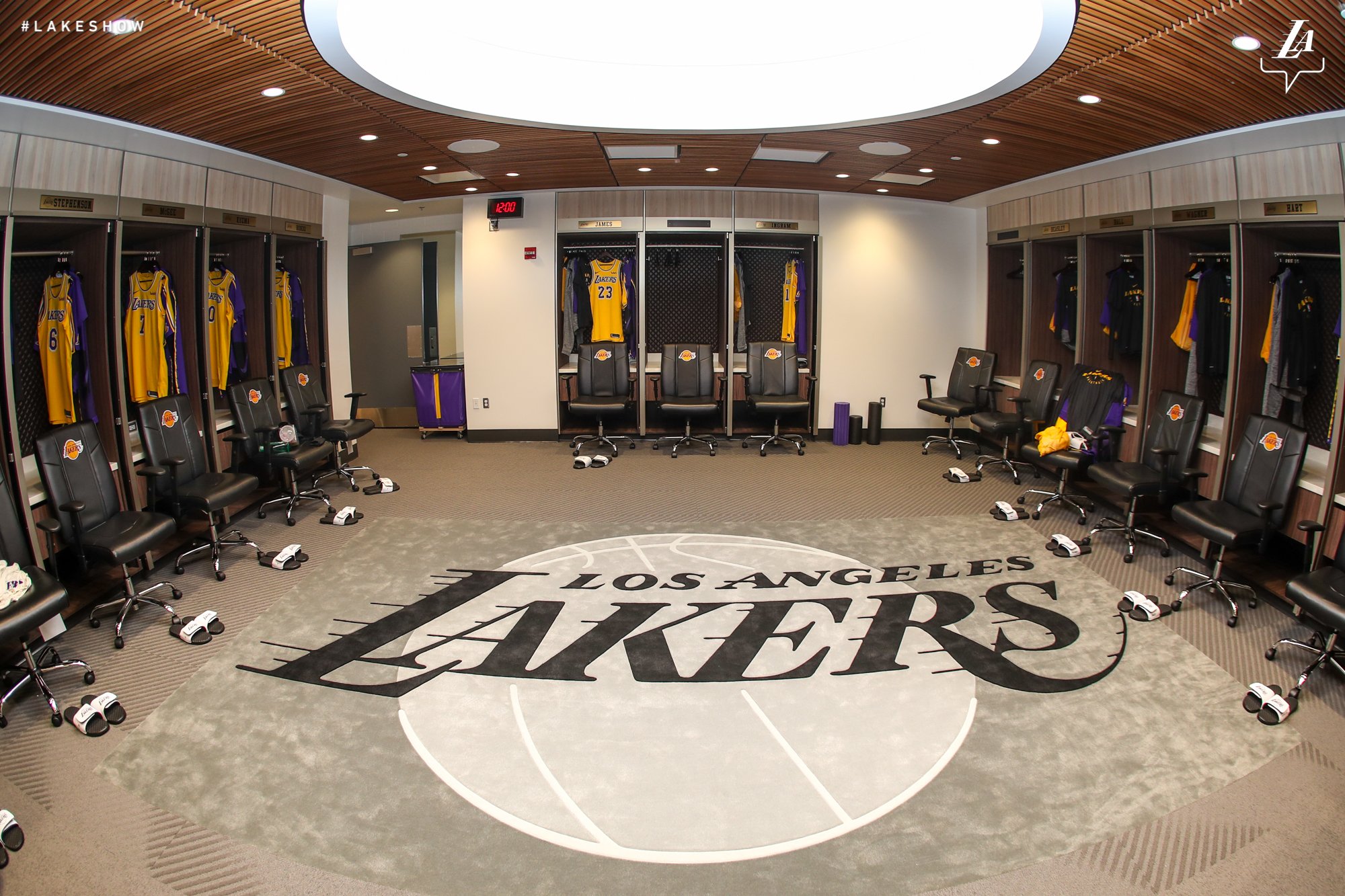 The New Locker Room Staples r/lakers