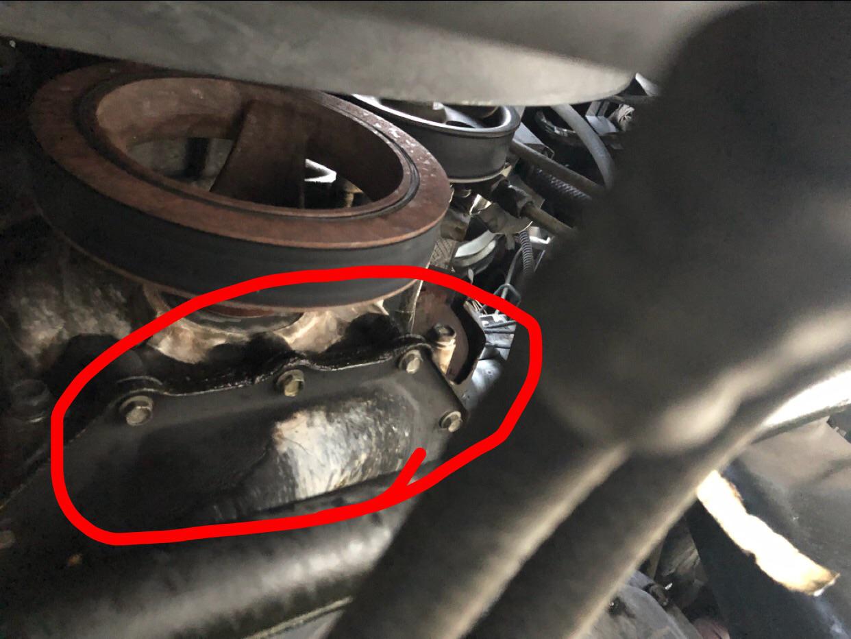 Need help!!! 2005 Dodge Durango is leaking coolant right next to the