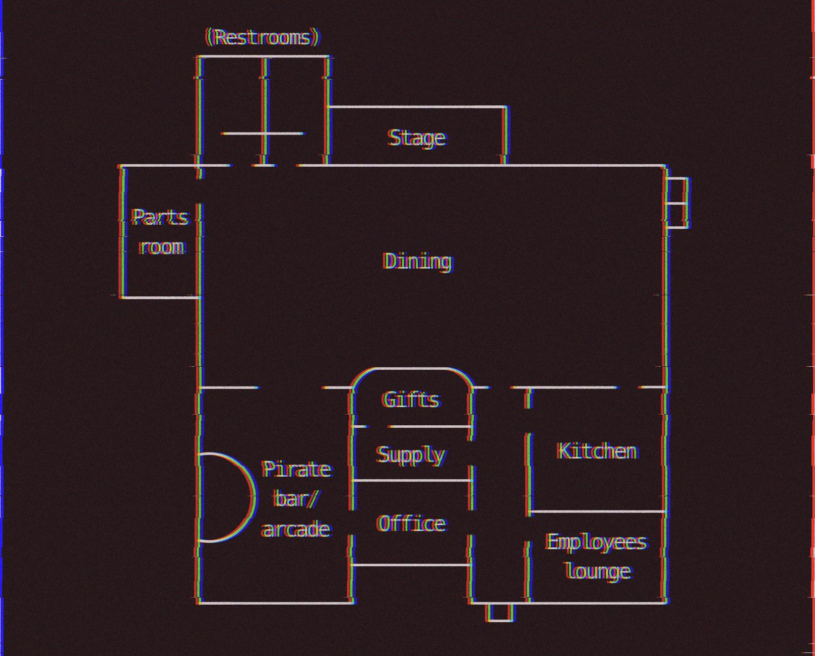 Thought I could improve upon my FNaF realistic map, so here's version 2