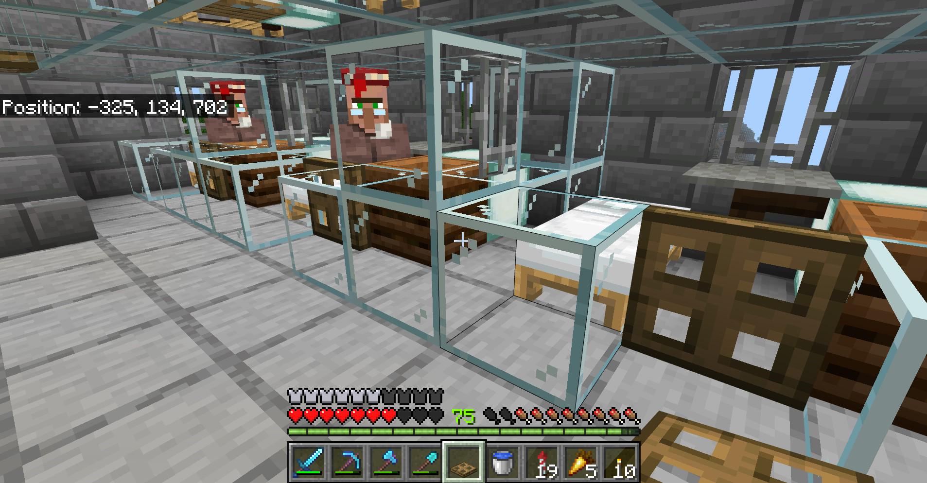 Bedrock Iron Golem spawning requires 21 Wooden Doors, right? Does