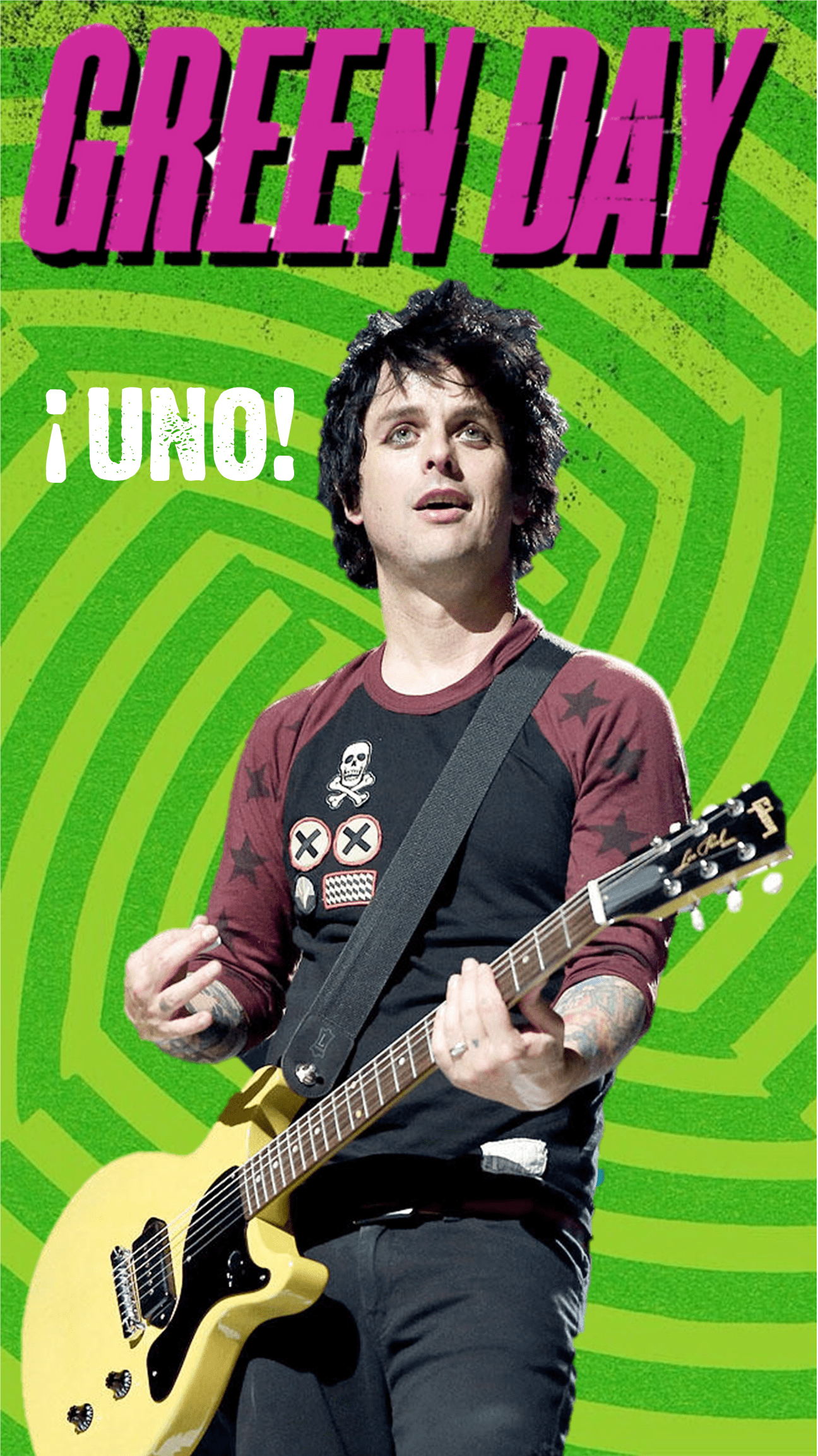 Green Day Uno Background
