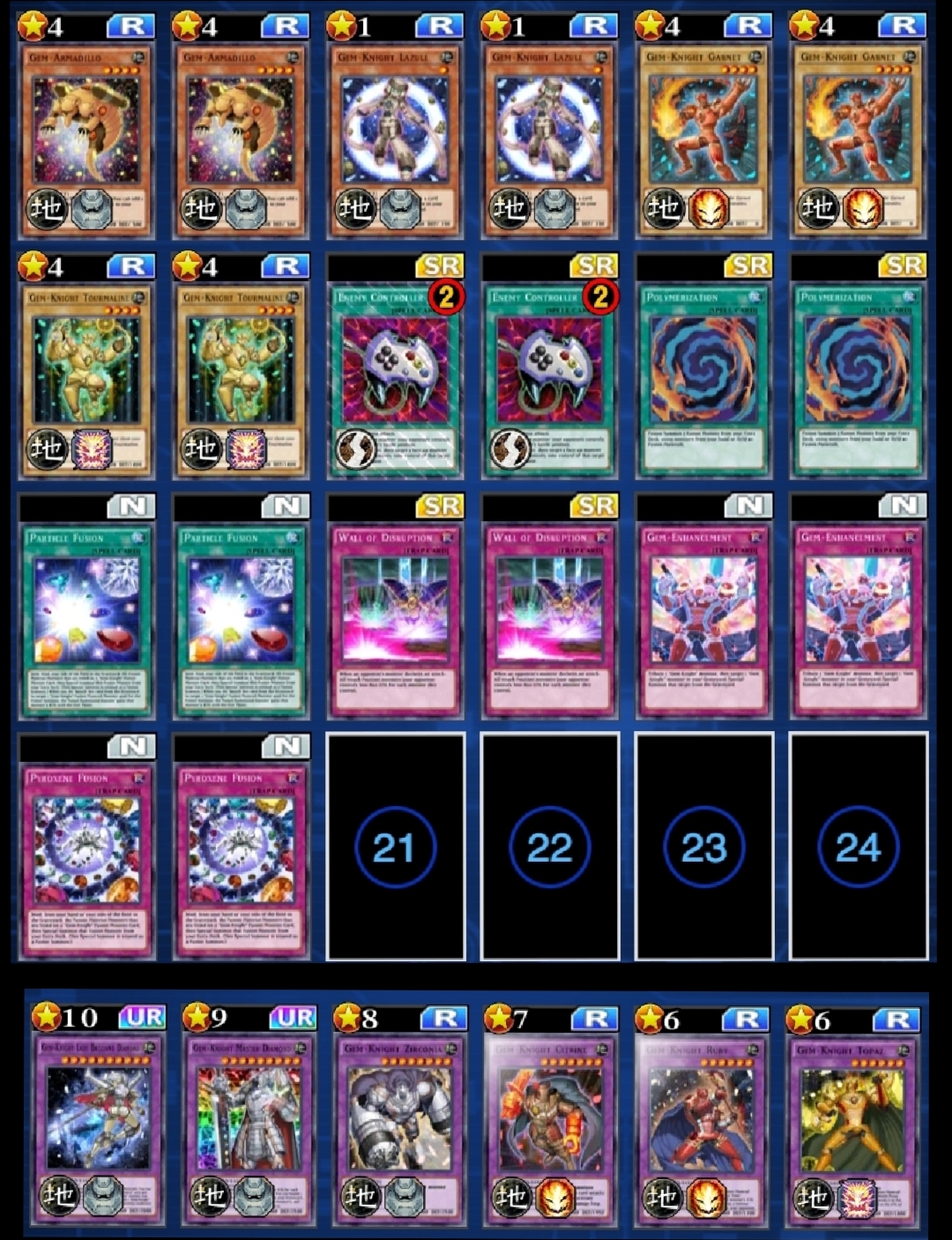 GemKnight deck capable of FTK and OTKs but I'm looking