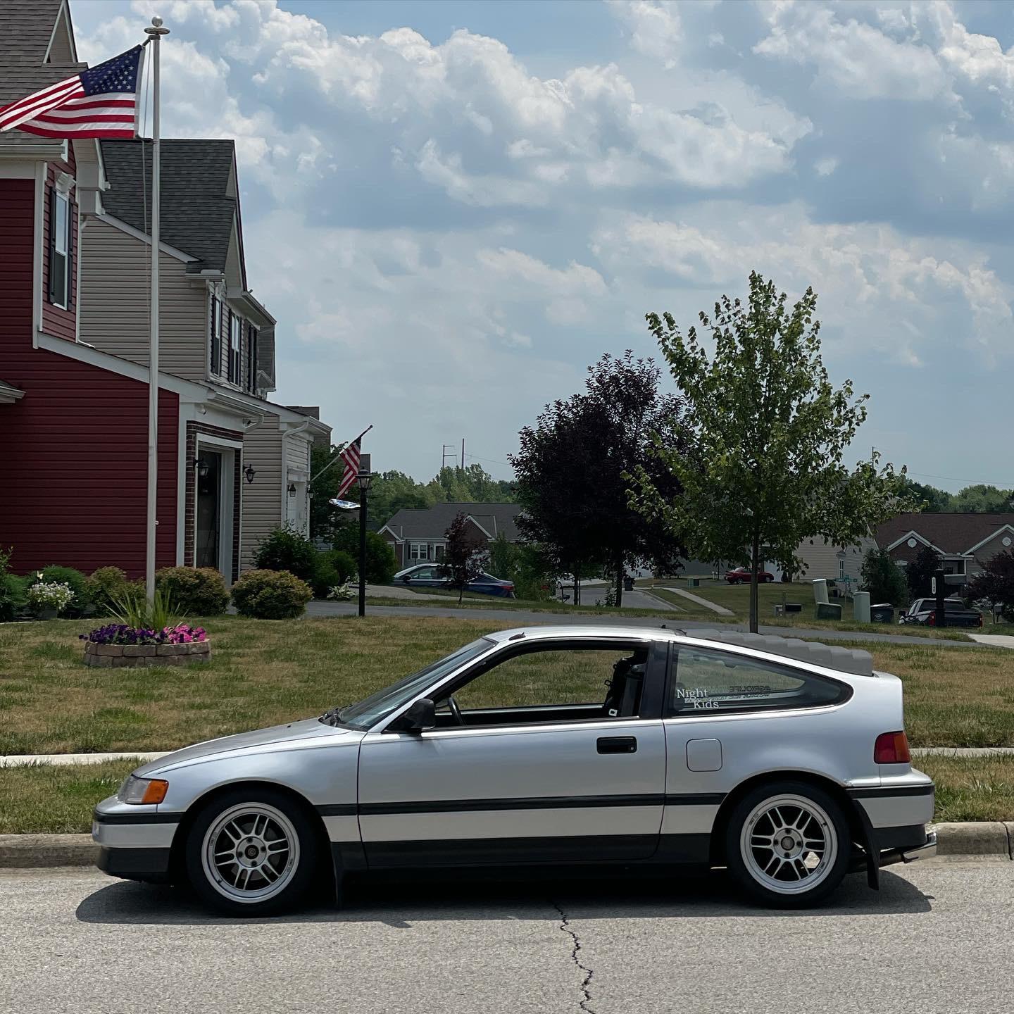 Finally got some new wheels on the crx r/crx