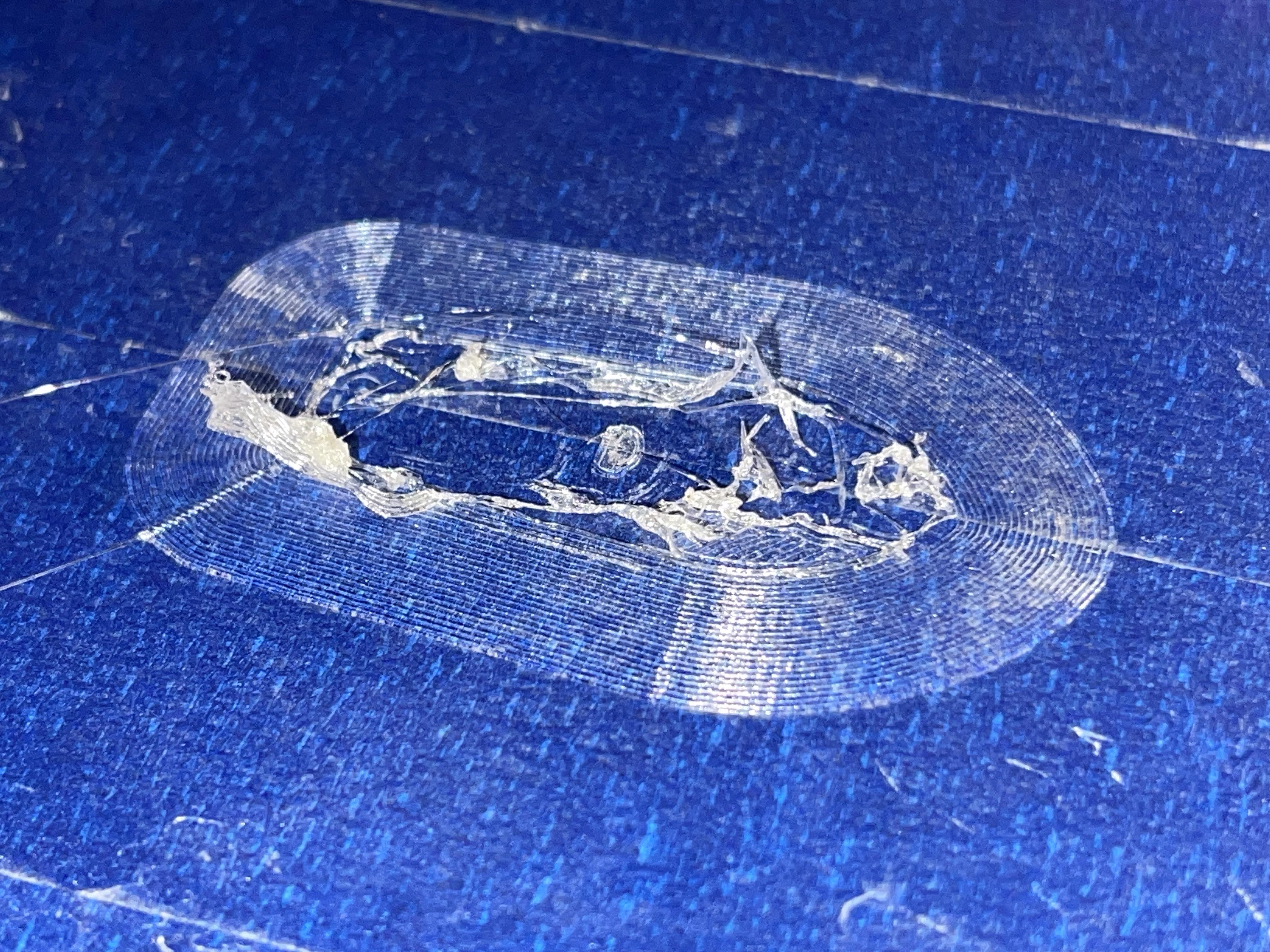 PETG not sticking to bed and clumping up? r/FixMyPrint