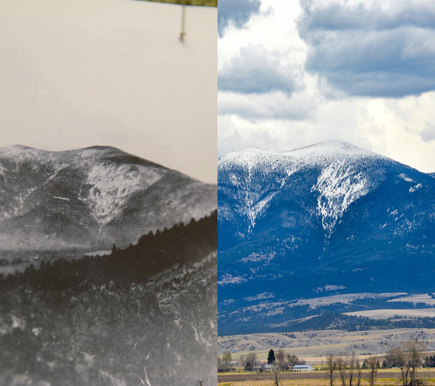 Does anyone know the history of this mountain in Townsend? Left photo