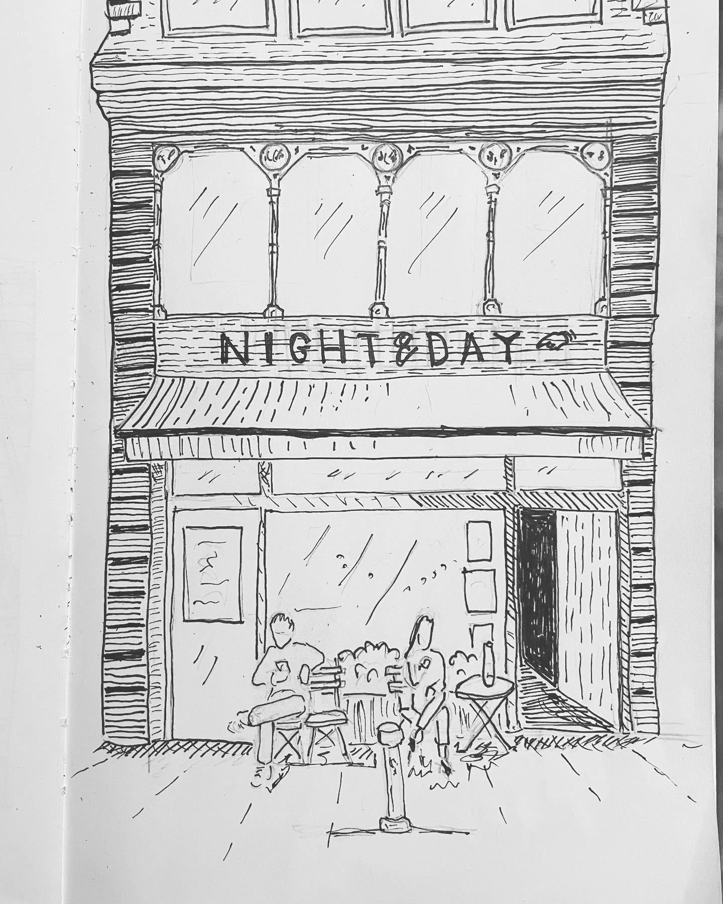 Night and Day Café, Oldham Street, Manchester r/urbansketchers
