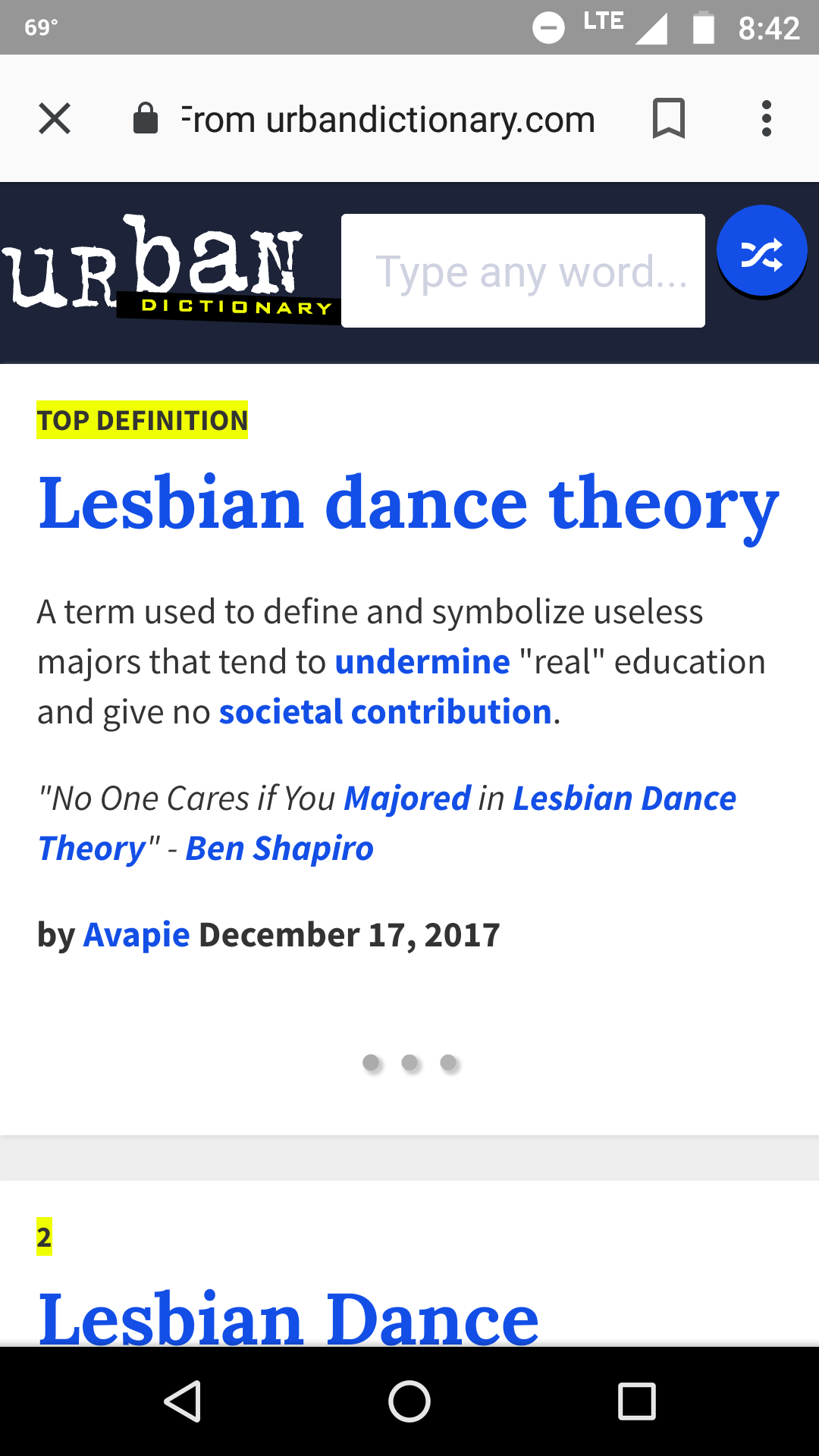 Ben Shapiro...rocking the Urban Dictionary r/benshapiro