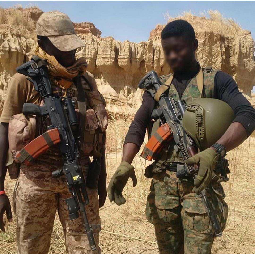 Battlehardened Nigerian Army Special Forces units from the 707 Task