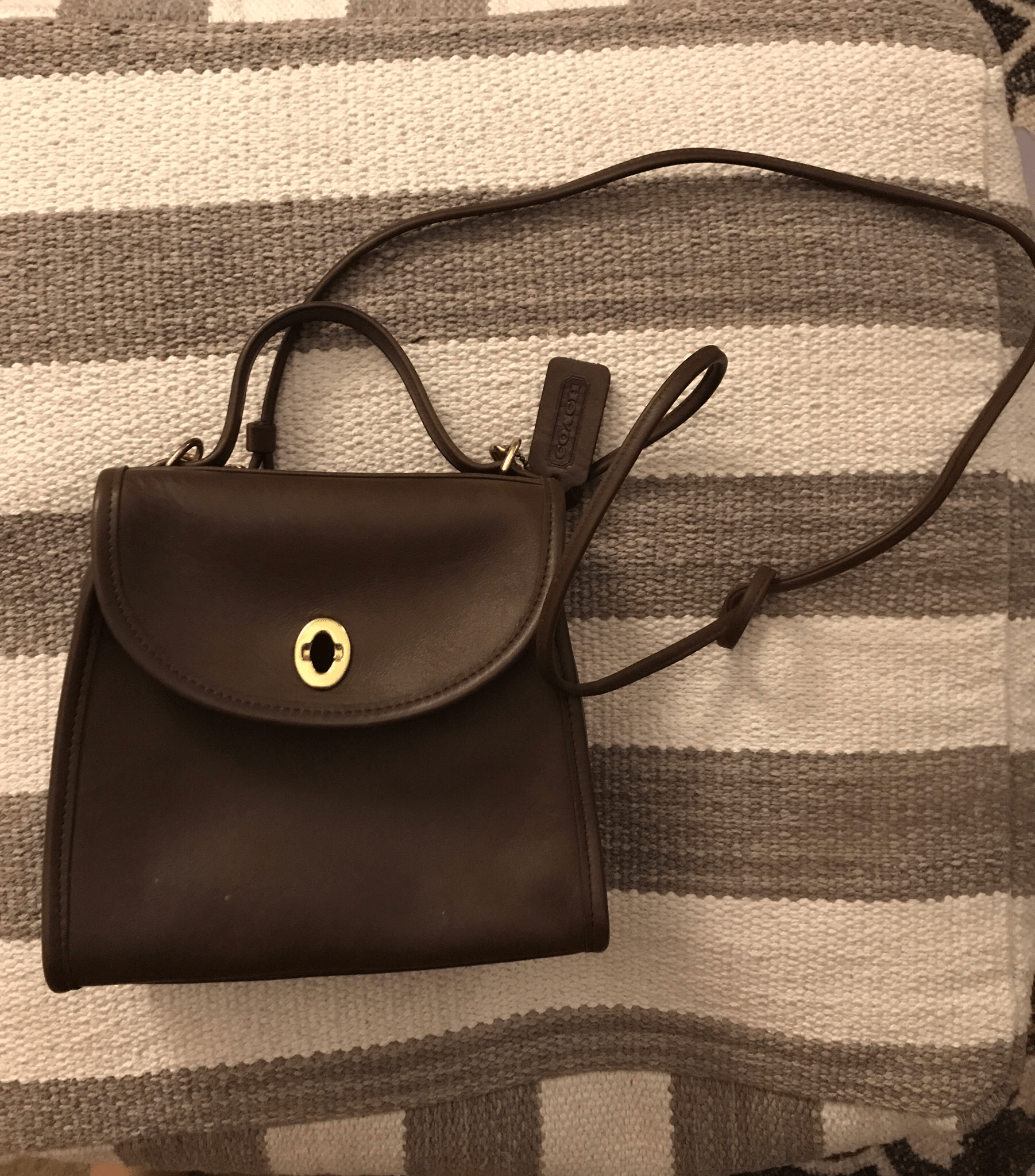 Thrifted Coach bag, not sure about serial number? Will provide another