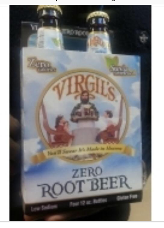 Virgil’s Zero Root Beer is pretty tasty. traderjoes