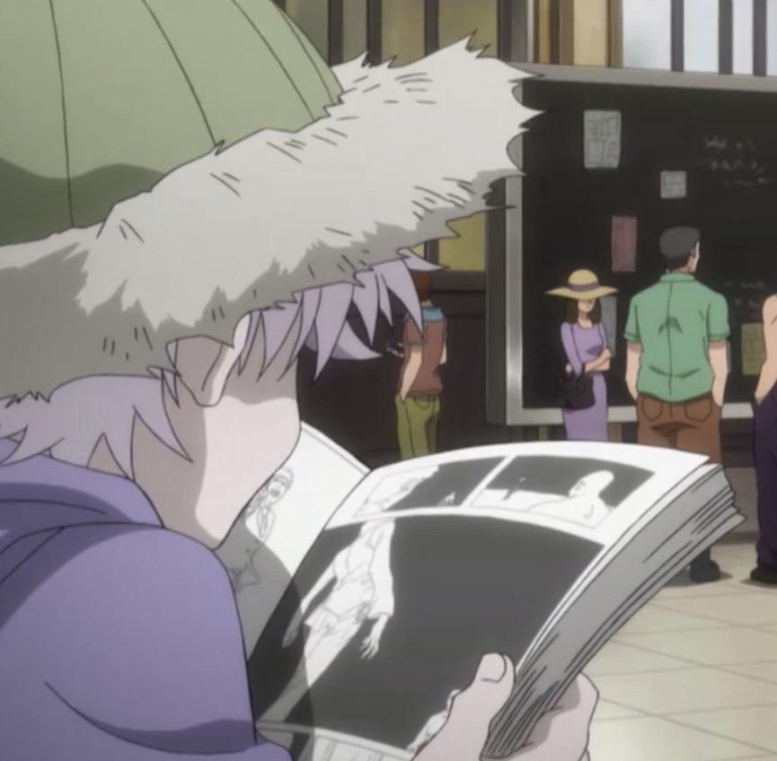 Is this jojo reference?? HunterXHunter