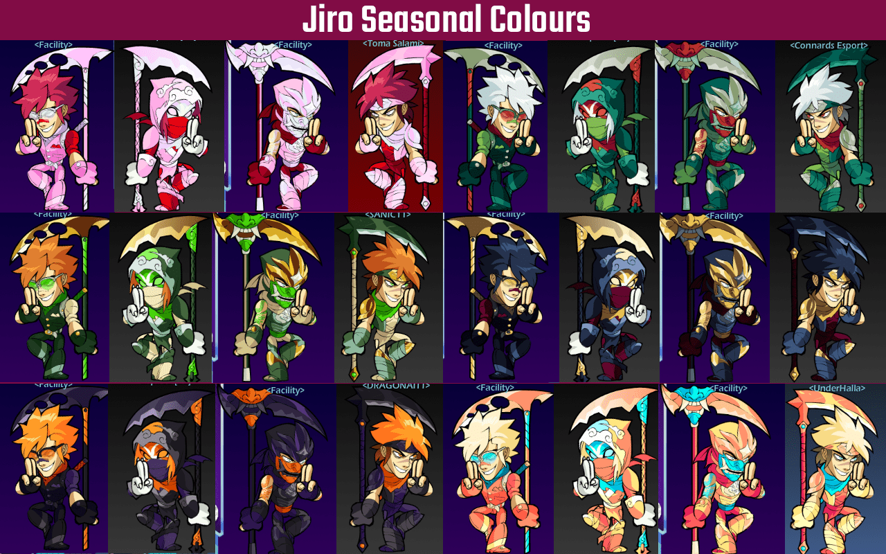 Jiro Seasonal Colours r/Brawlhalla