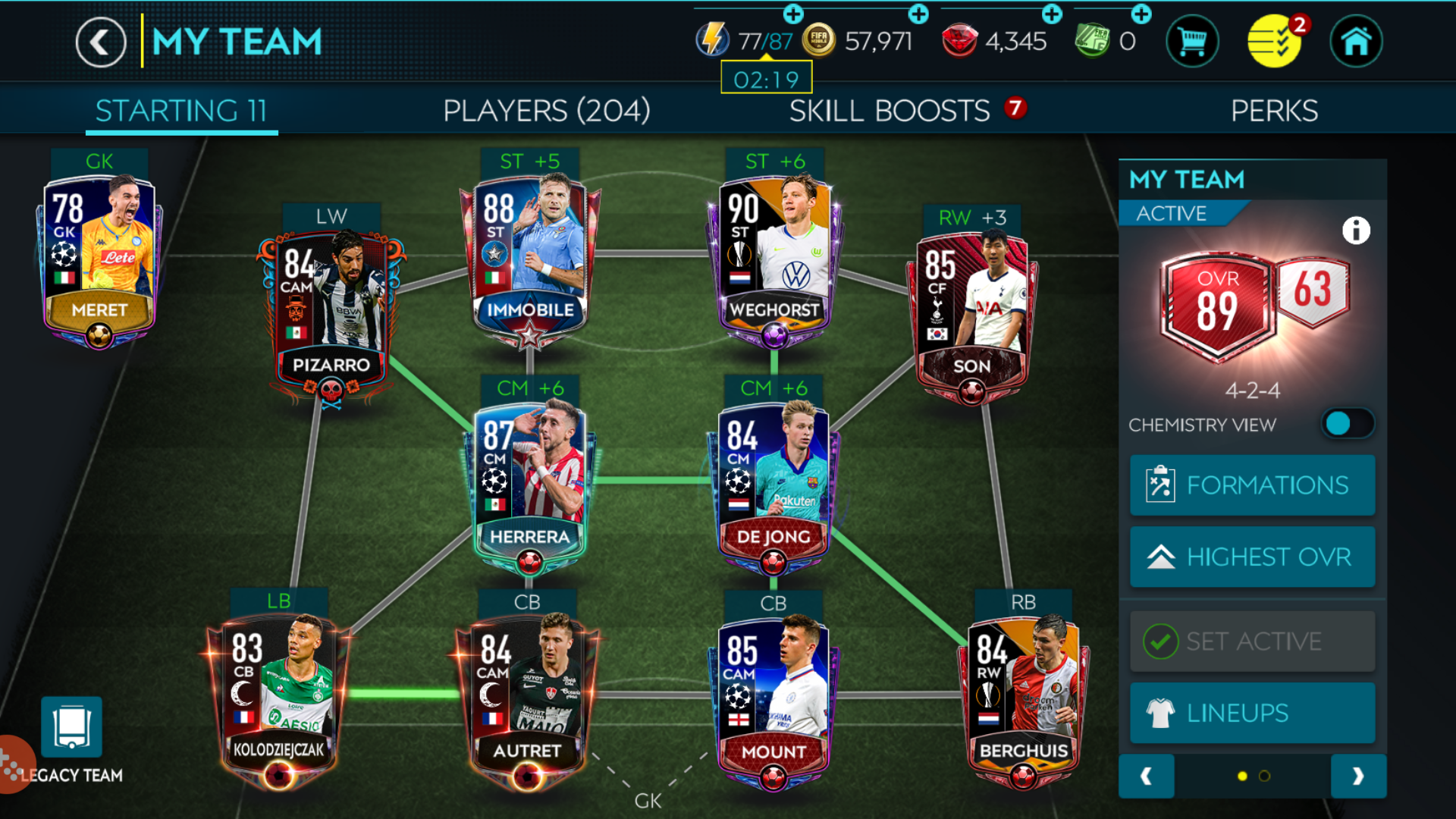 [Q] Why can't I play the last set of games in the UCL advanced path that needs 4 UCL players