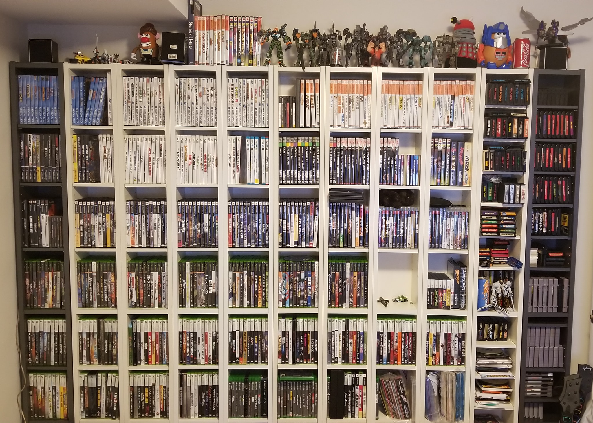 A somewhat recent game shelf picture. r/gamecollecting