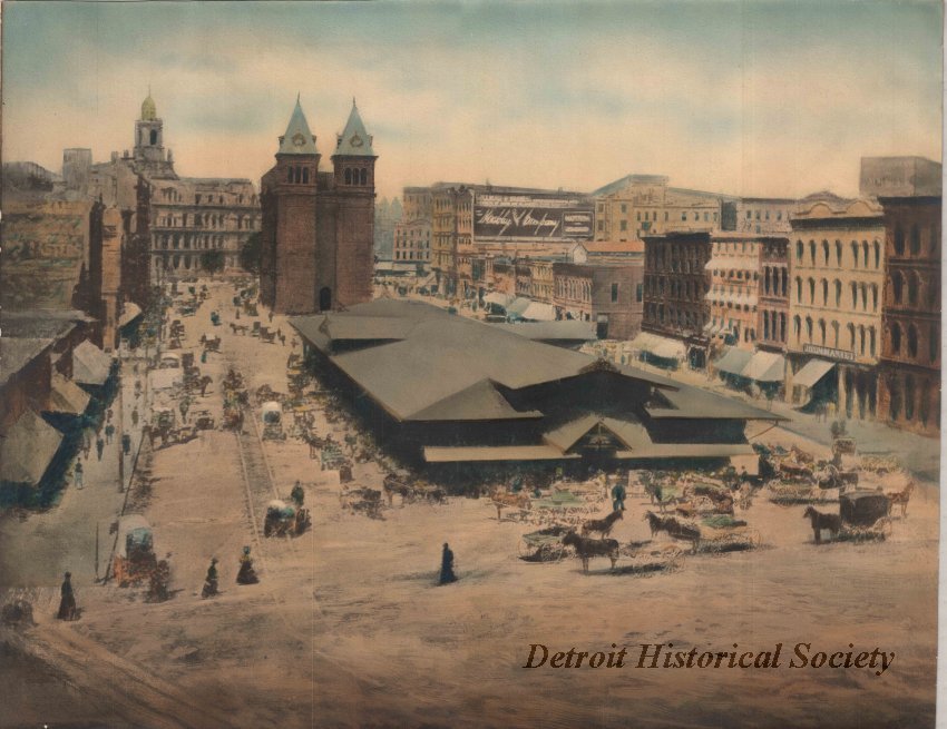 Central Market c. 1888 [Today, this is Cadillac Square] r/Detroit