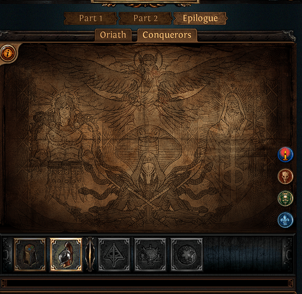 PSA Conquerer Quests are now on their own tab in the act overview
