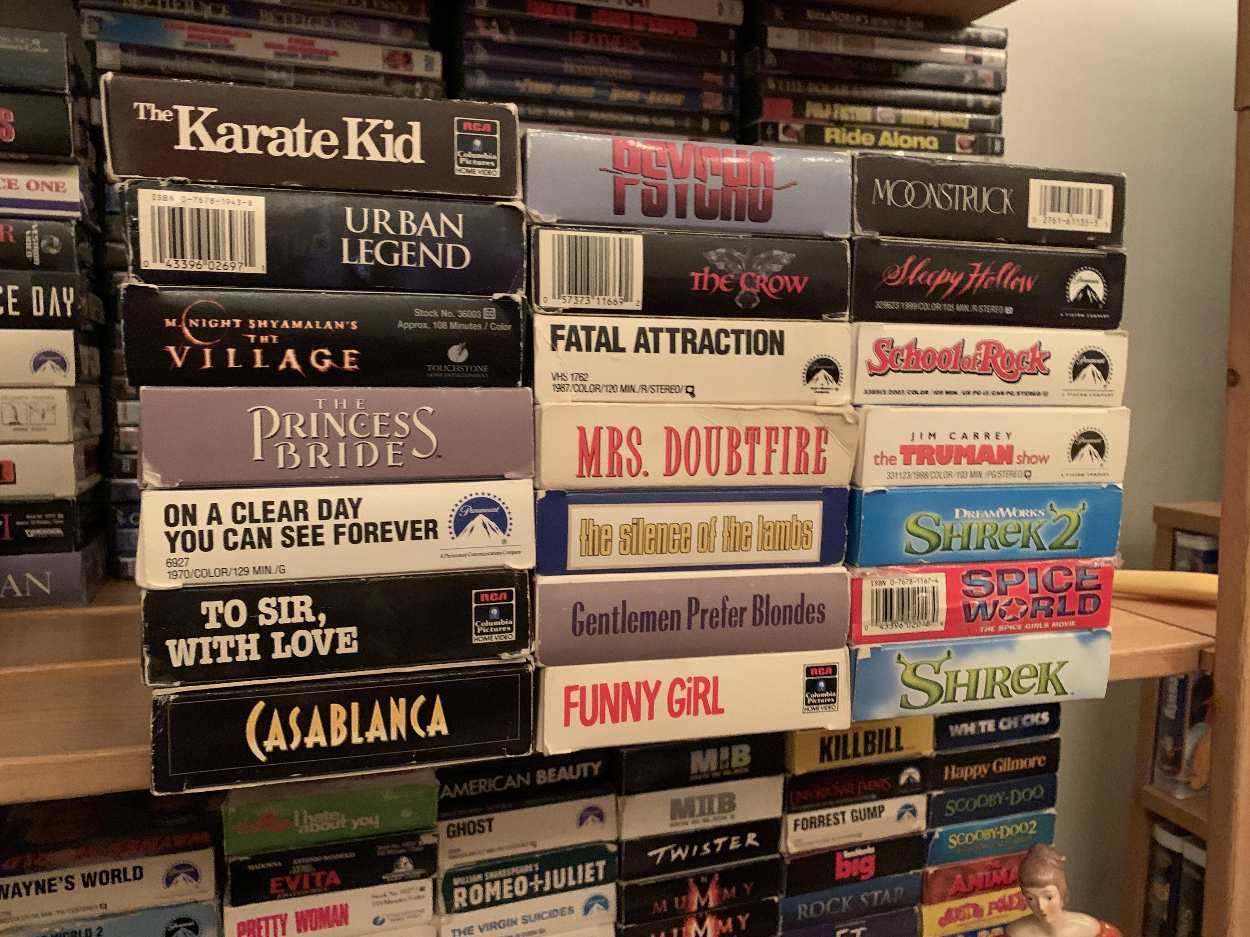 Today’s haul from the thrift store r/VHS