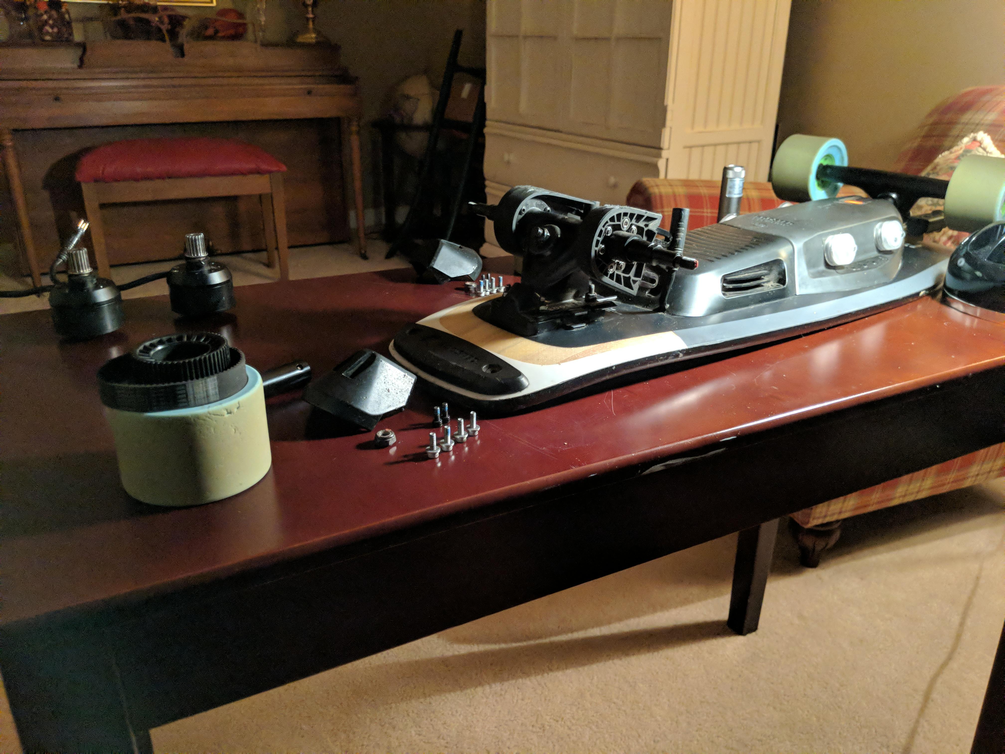 Ready for new motors friday! boostedboards