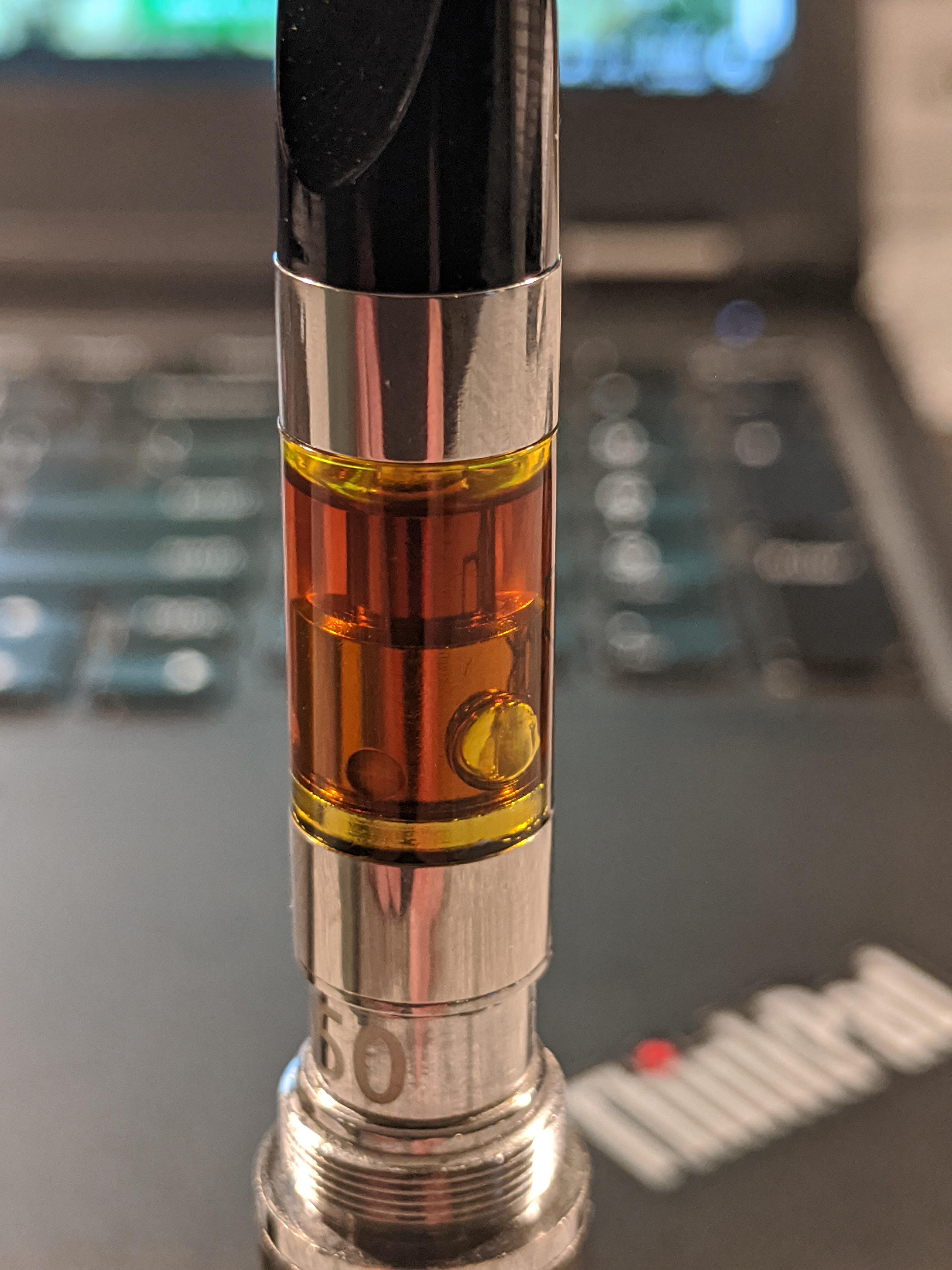 Calypso's cosmopolitan carty. Good fill level tastes like a Cosmo lol