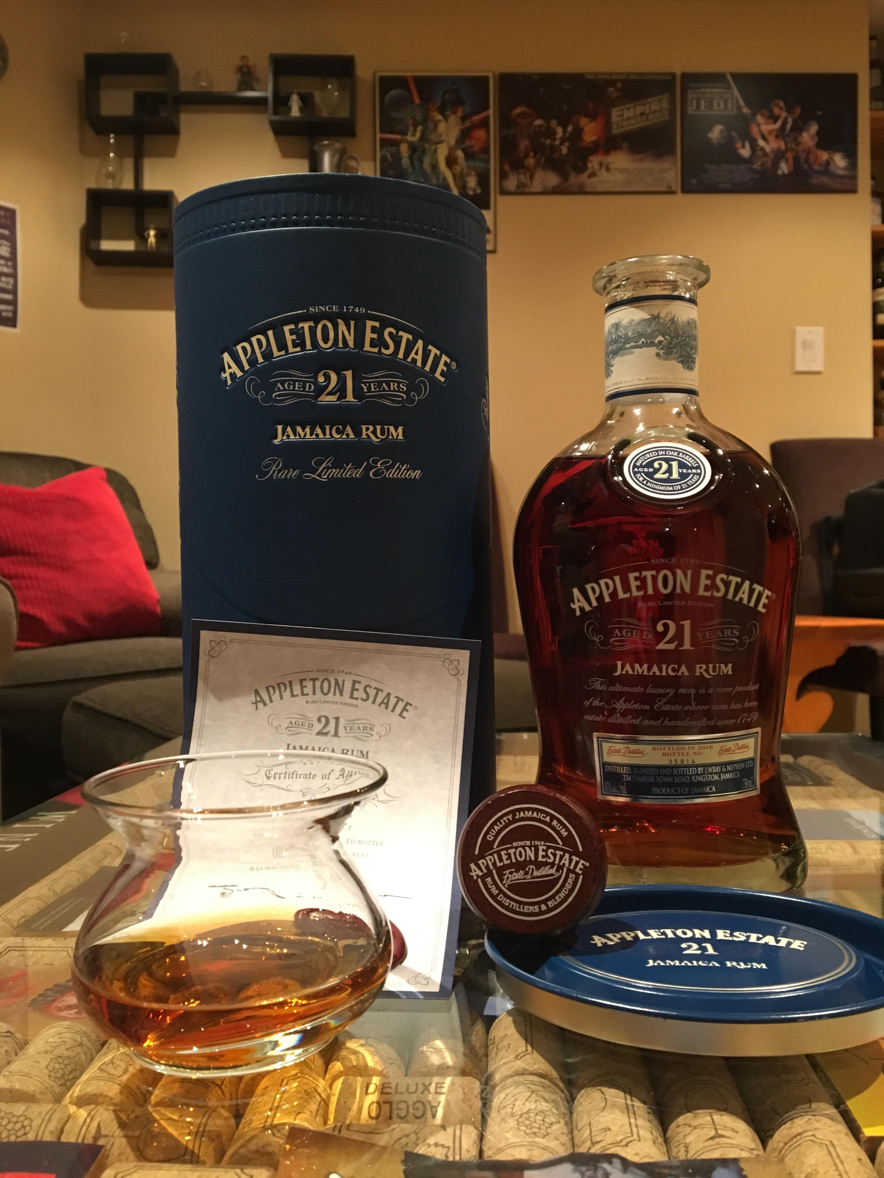 Rum Review 1 Appleton Estates 21 year r/rum