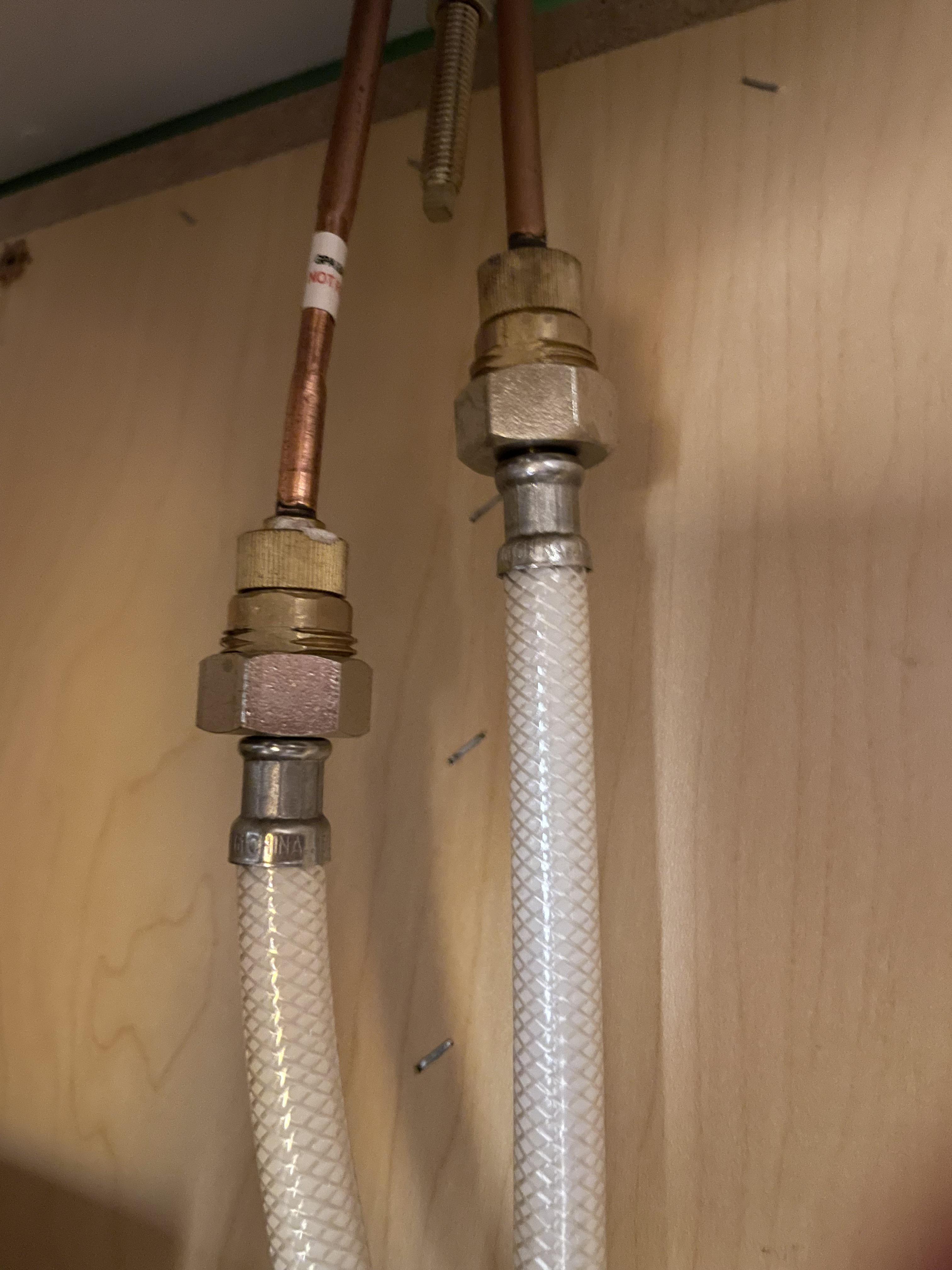 Cold water pressure is fine but hot water is low at my bathroom faucet