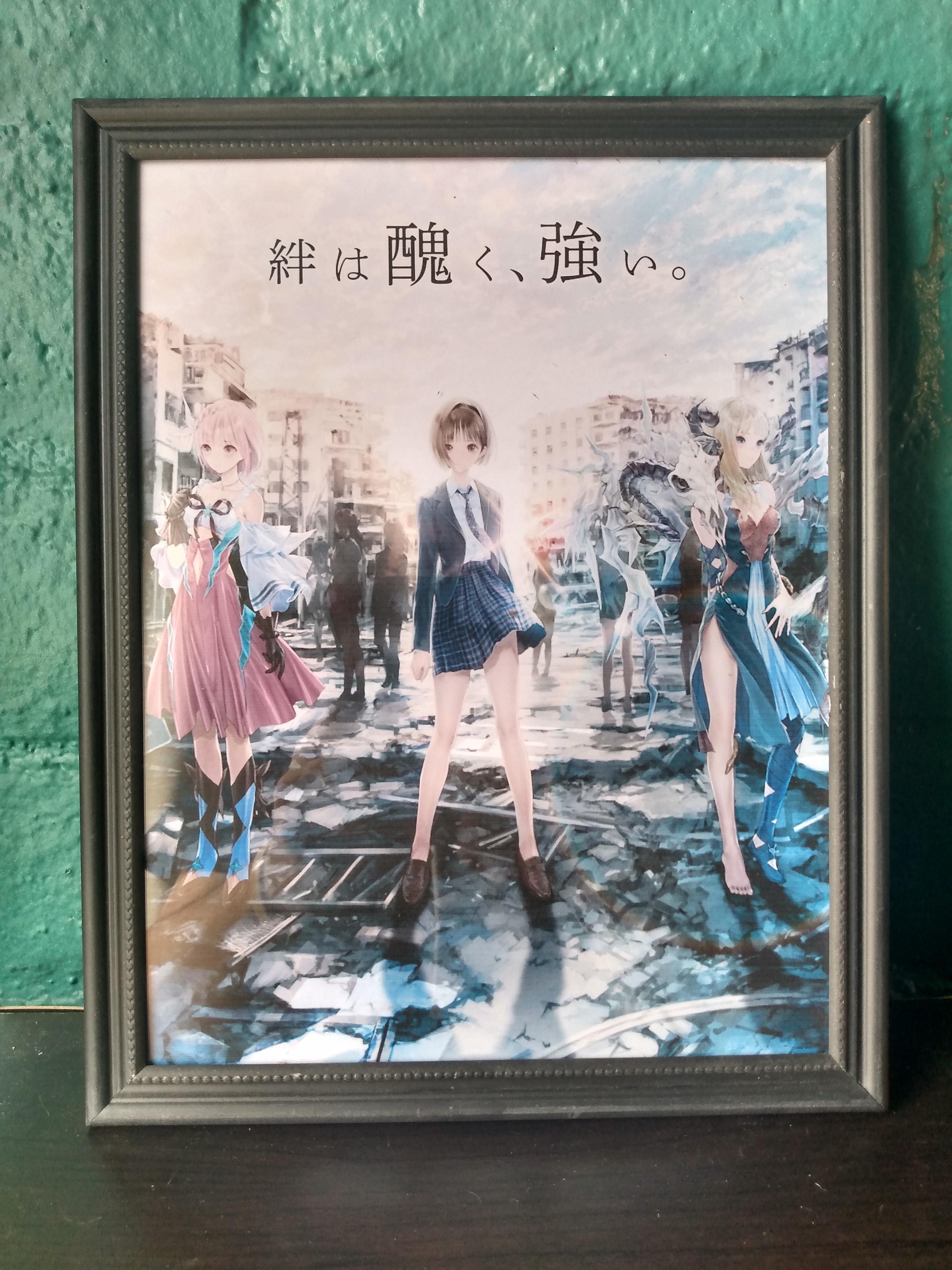 Blue Reflection Second Light Poster. Blue Reflection Tie Glass Picture