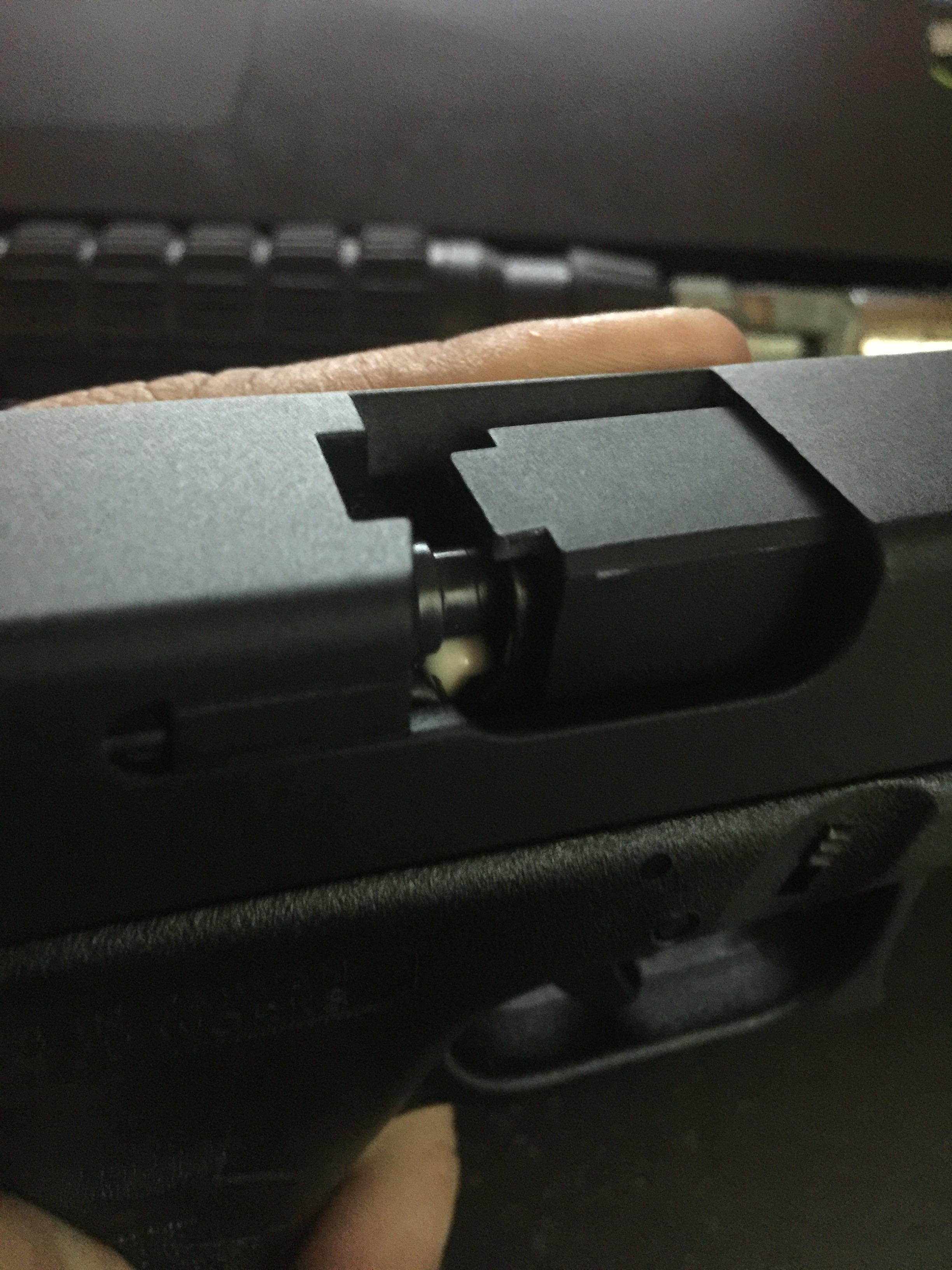 KJW G23 Slide fails to complete action, BB stuck between Mag lip and