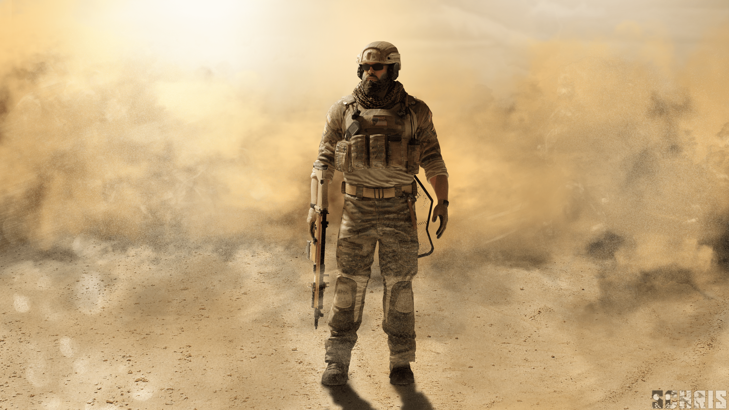 "BlackBeard" FanArt of NAVY SEALs Character [Schrisu] Rainbow6