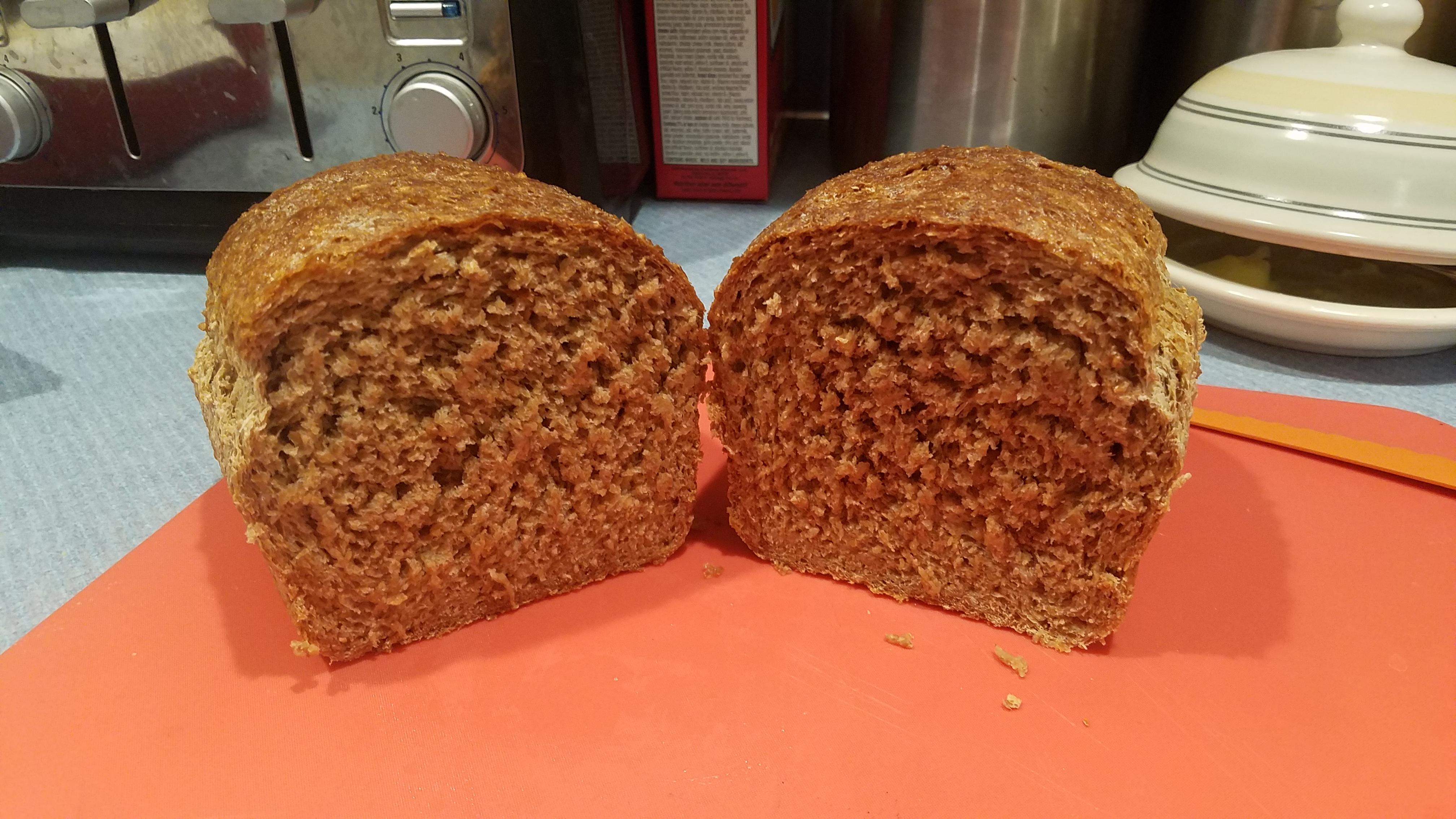 100 sprouted wheat bread NO extra flour! I am very proud r/Breadit