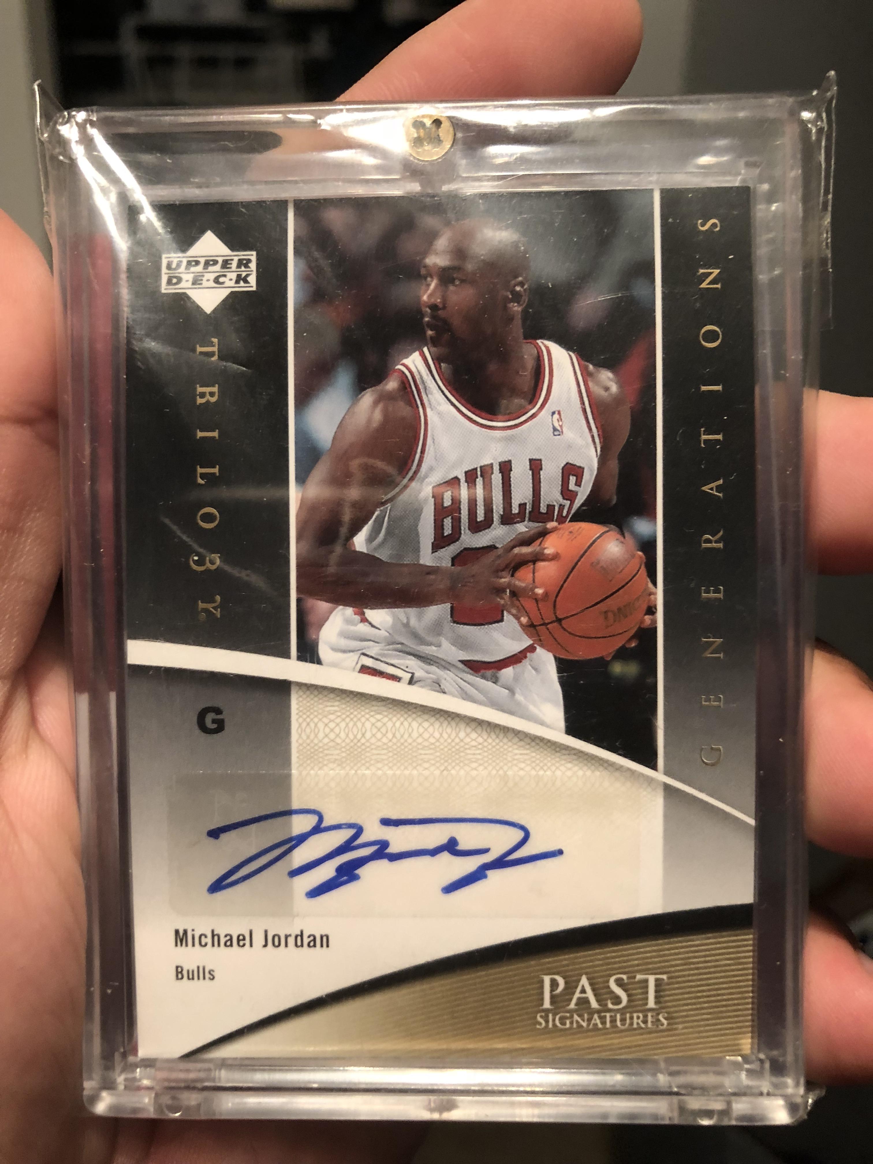 Trying to sell this 0607 Trilogy MIchael Jordan Auto r/basketballcards