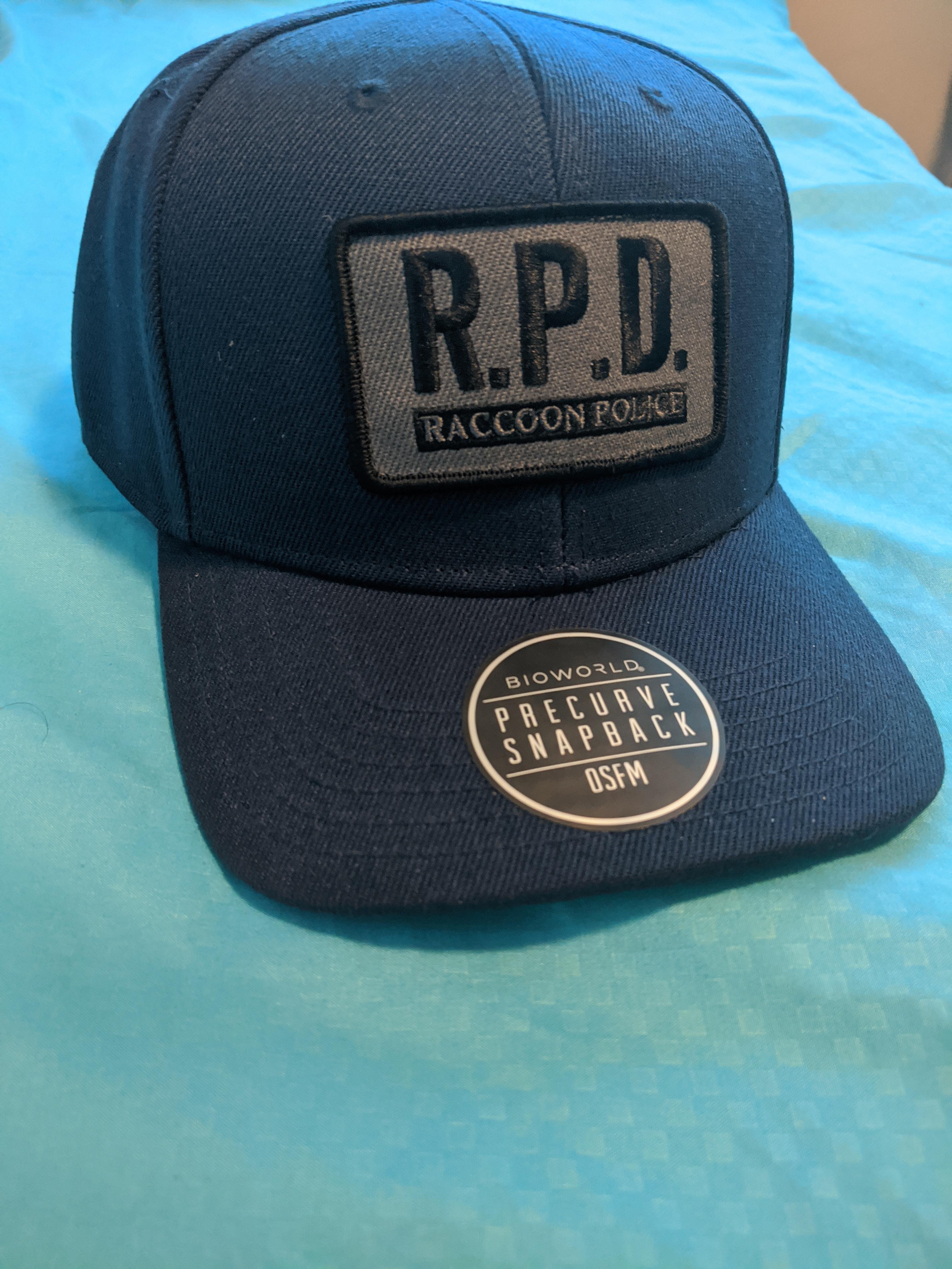 Here's my R.P.D. hat I bought at a gaming convention residentevil