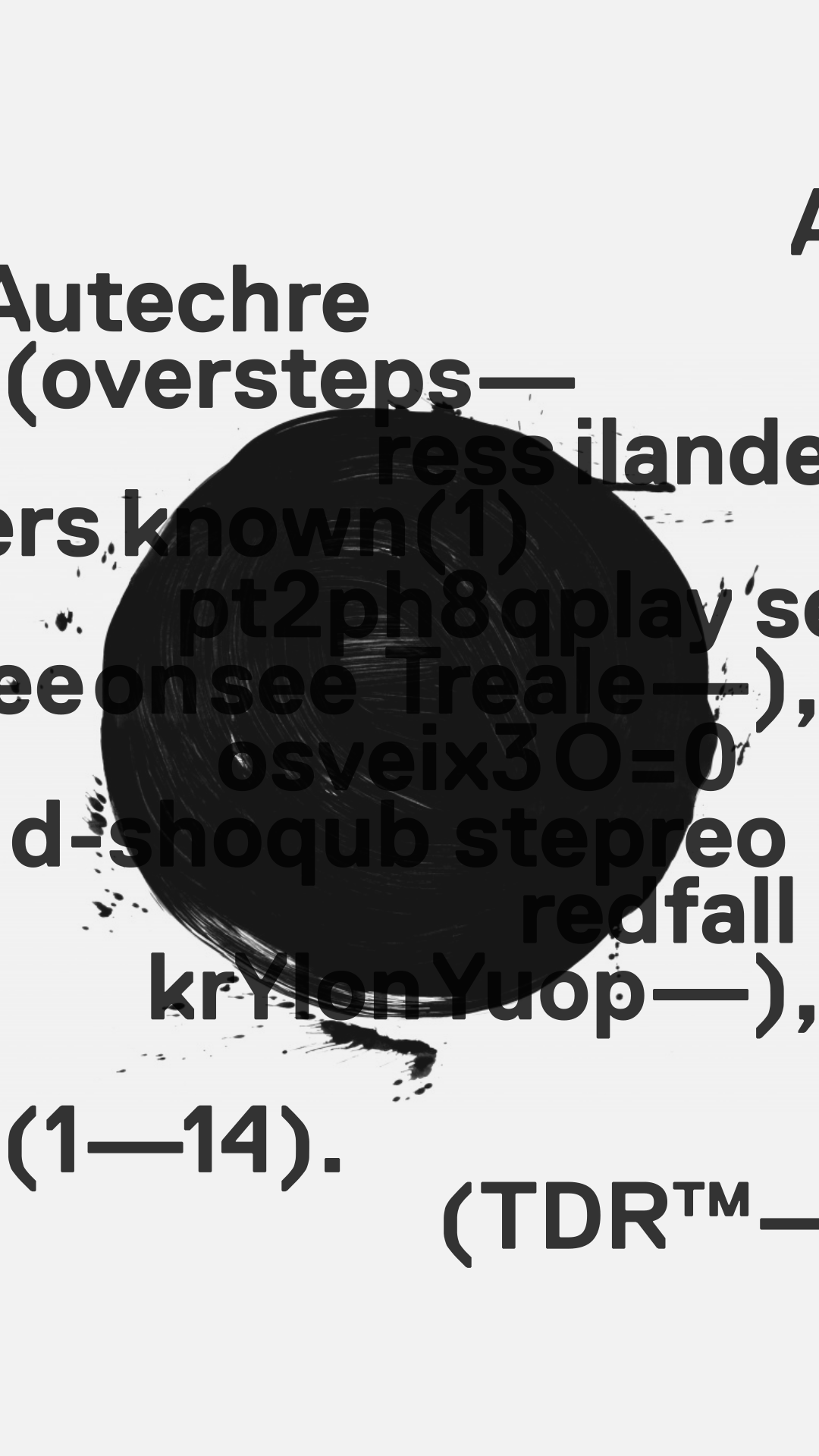 Autechre Second Peng autechre