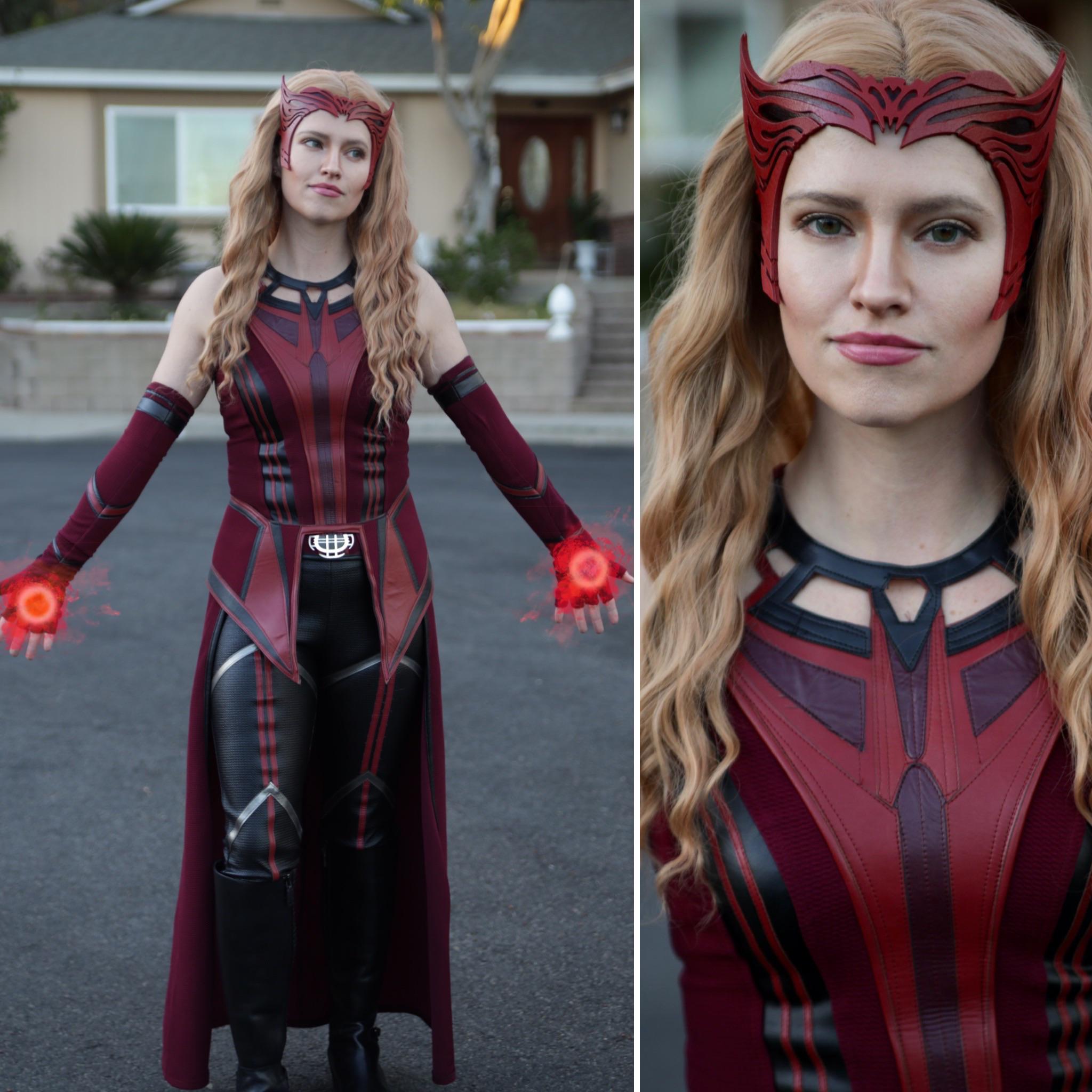 My Halloween costume as Scarlet Witch/Wanda r/Avengers